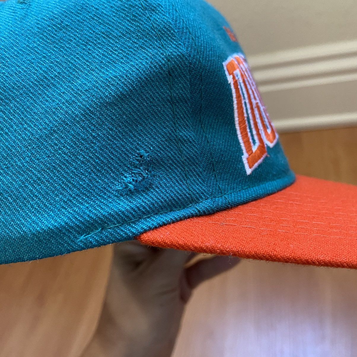 NFL × Starter Vintage Starter Miami Dolphins Logo Wool Snap Back Size ONE SIZE - 13 Thumbnail