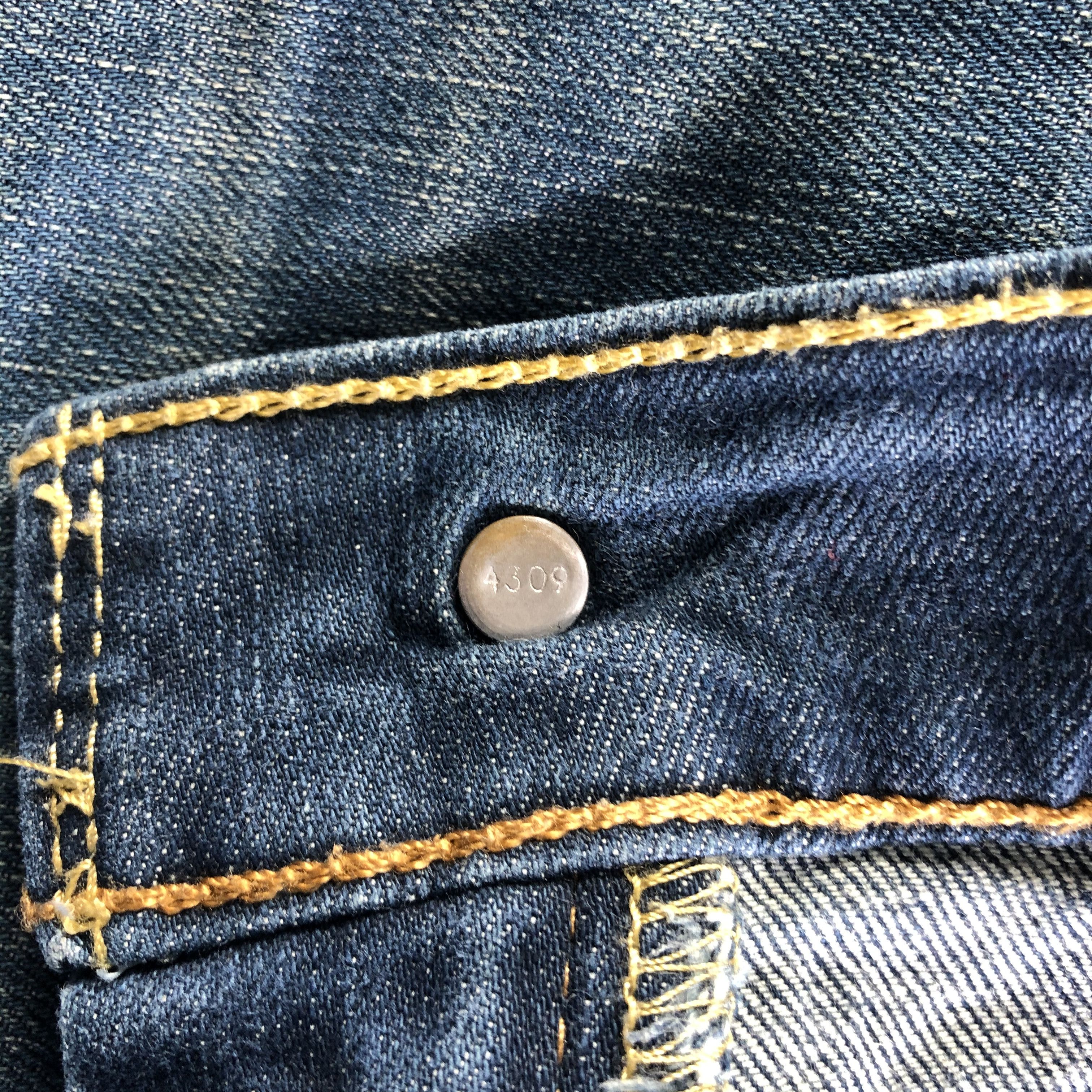 Levi's × Vintage Vintage Blue Wash Levis 502 Jeans-JM3514 Size 37" - 9 Thumbnail