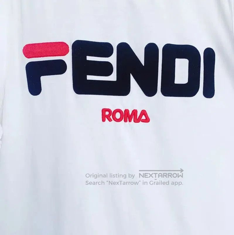 Fendi Fendi White Cotton Women's T-Shirt . Size S / US 4 / IT 40 - 5 Thumbnail