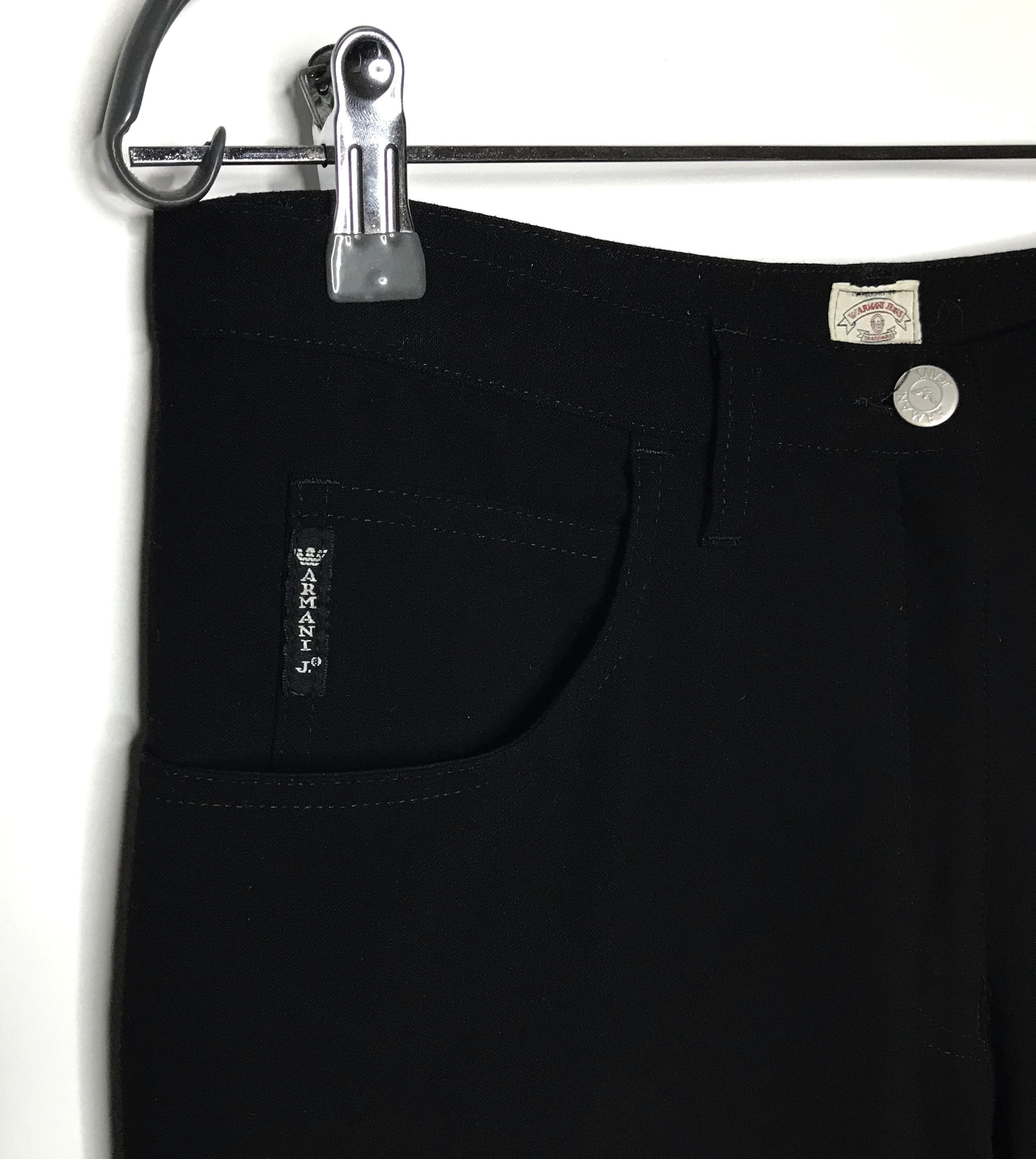 Armani Armani Jeans Trousers Wool Men's Sz 32 Black Size US 32 / EU 48 - 4 Thumbnail
