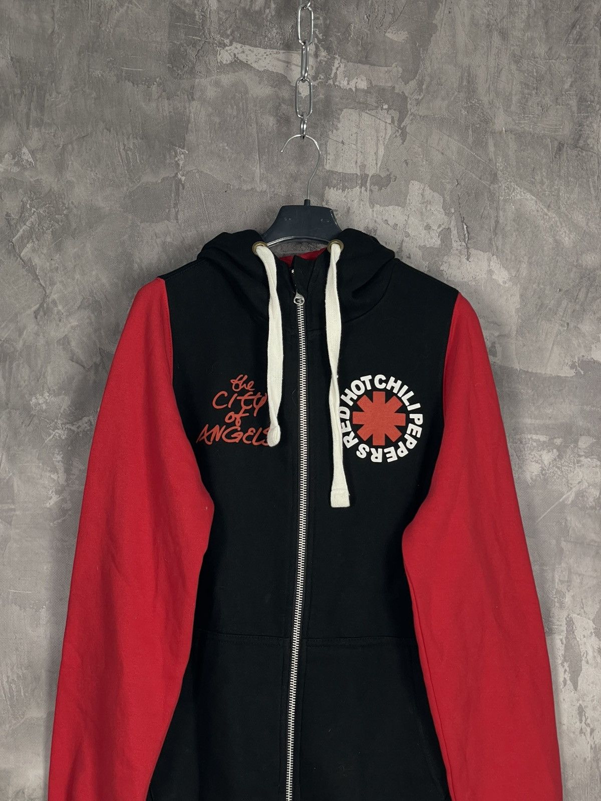 Band Tees × Vintage Vintage 90s RHCP Red Hot Chilli Peppers Zip Hoodie Big Logo Size US S / EU 44-46 / 1 - 2 Thumbnail