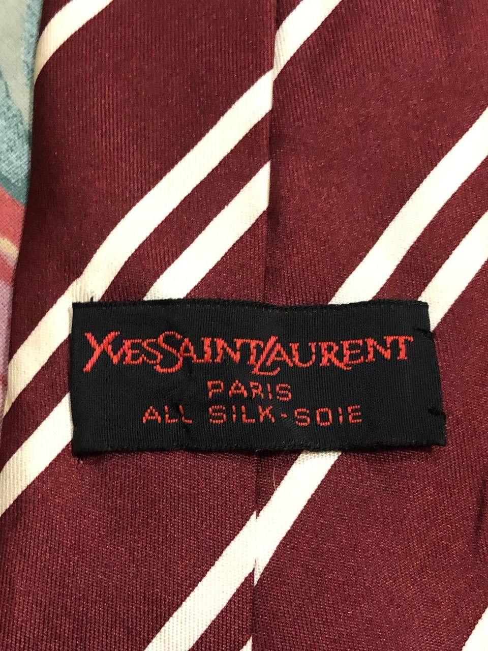 Yves Saint Laurent Vintage luxury Tie print Yves Saint Laurent Y2K One size Size ONE SIZE - 2 Thumbnail