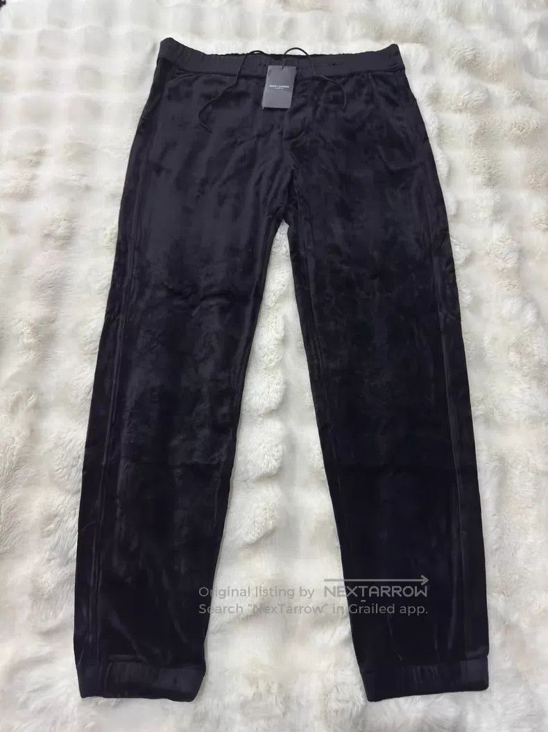 Saint Laurent Paris Saint Laurent Paris size XL Velvet elastic men's casual pa Size US 27 - 1 Thumbnail