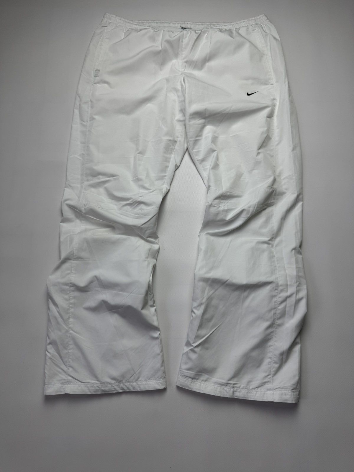 Nike Nike White Mesh-Lined Track Pants Size US 34 / EU 50 - 2 Thumbnail