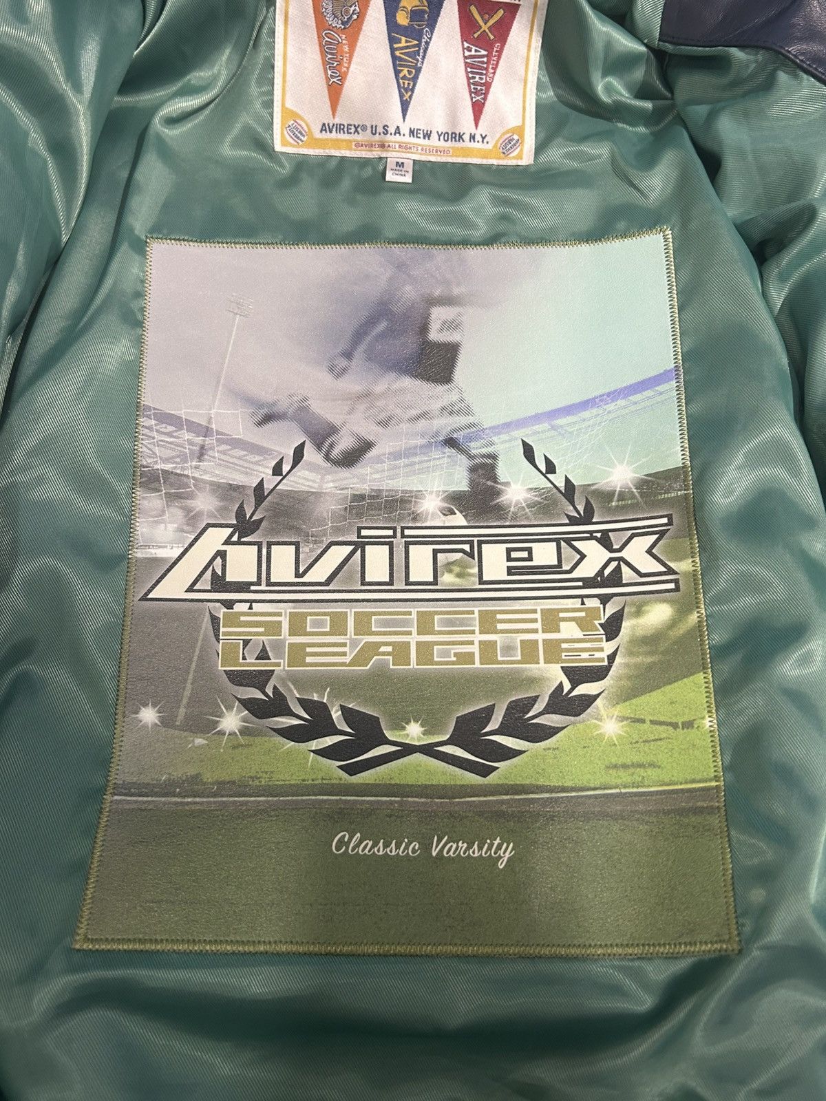 Avirex Avirex American Soccer League Leather Jacket Size US M / EU 48-50 / 2 - 9 Thumbnail