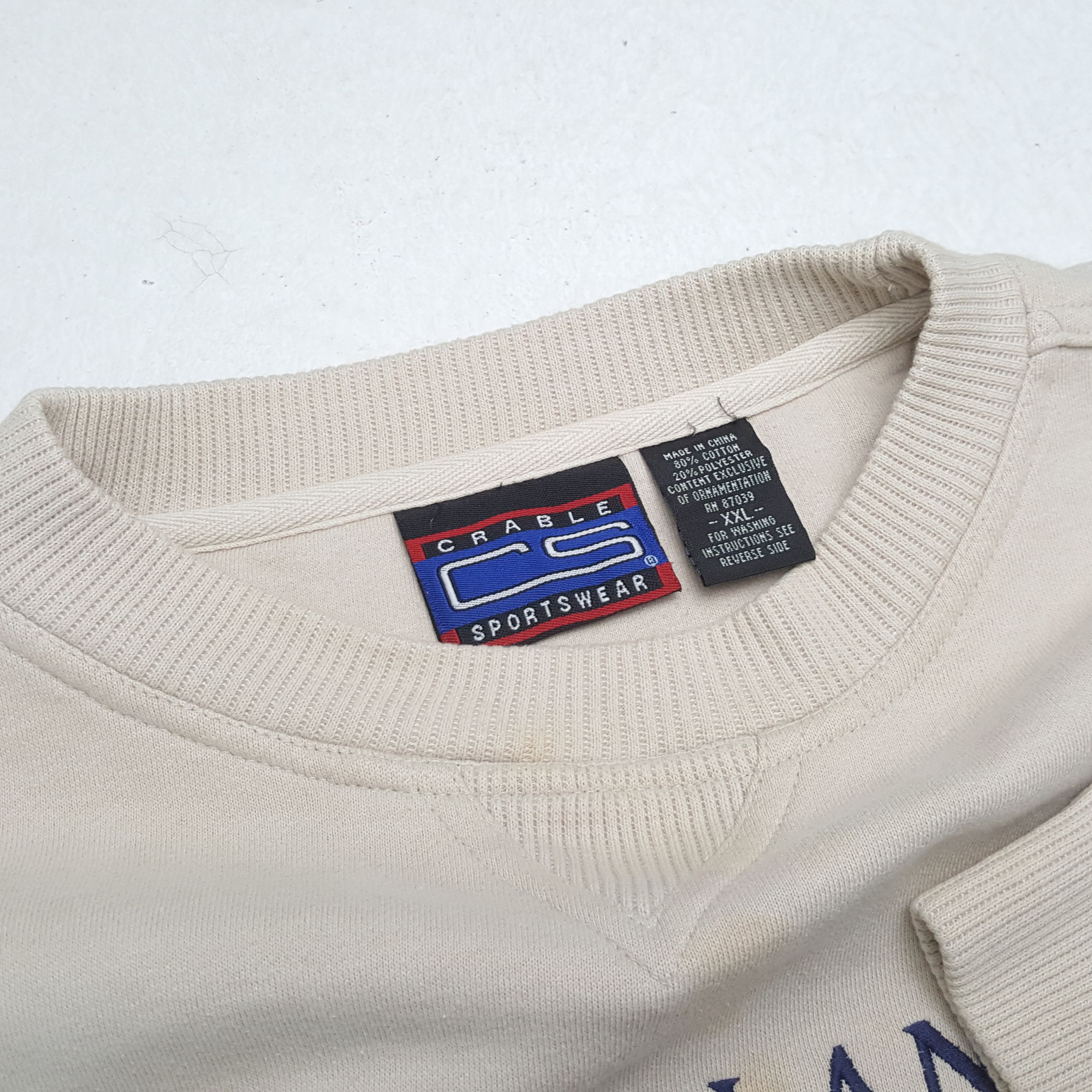 MLB × Vintage CLEVELAND INDIANS MLB Baseball Team Sweatshirt Size US XXL / EU 58 / 5 - 9 Thumbnail