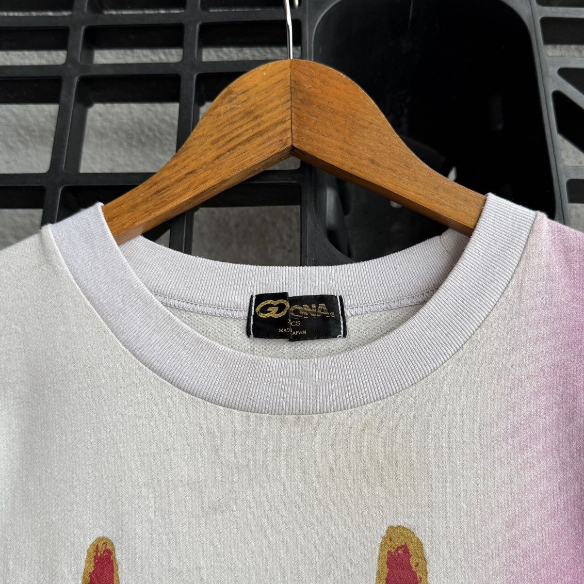 Vintage Vintage 90s Asics Gona Graphic Tshirt Size US L / EU 52-54 / 3 - 10 Thumbnail