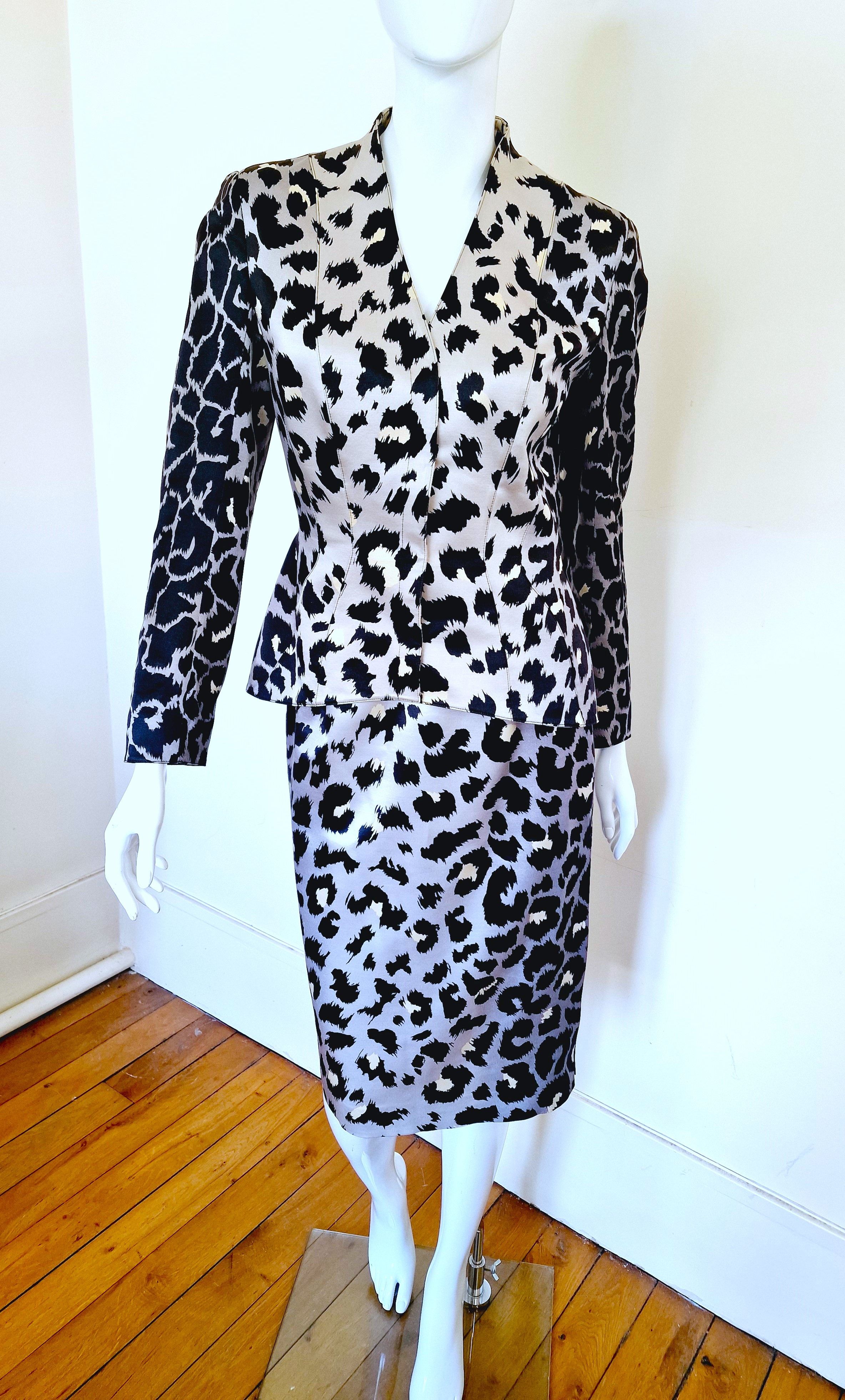 Thierry Mugler Thierry Mugler Couture F/W 2001 Beasts Leopard Dress Suit Size S / US 4 / IT 40 - 3 Thumbnail
