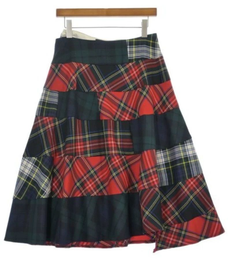 Comme des Garcons Comme Des Garcons Multicolored plaid skirt Size 25" / US 0 / IT 36 - 1 Thumbnail