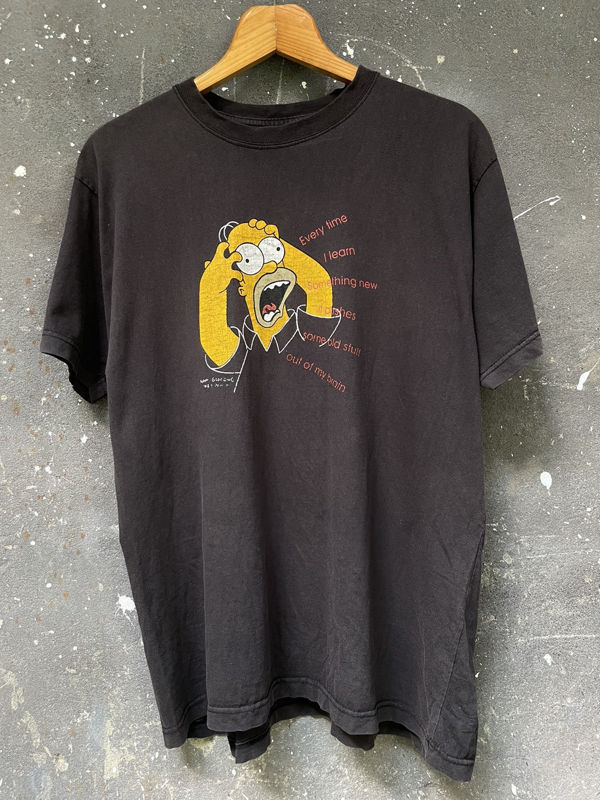 The Simpsons Vintage 2000 Fox Simpsons Homer T-Shirt RARE Size US M / EU 48-50 / 2 - 2 Thumbnail