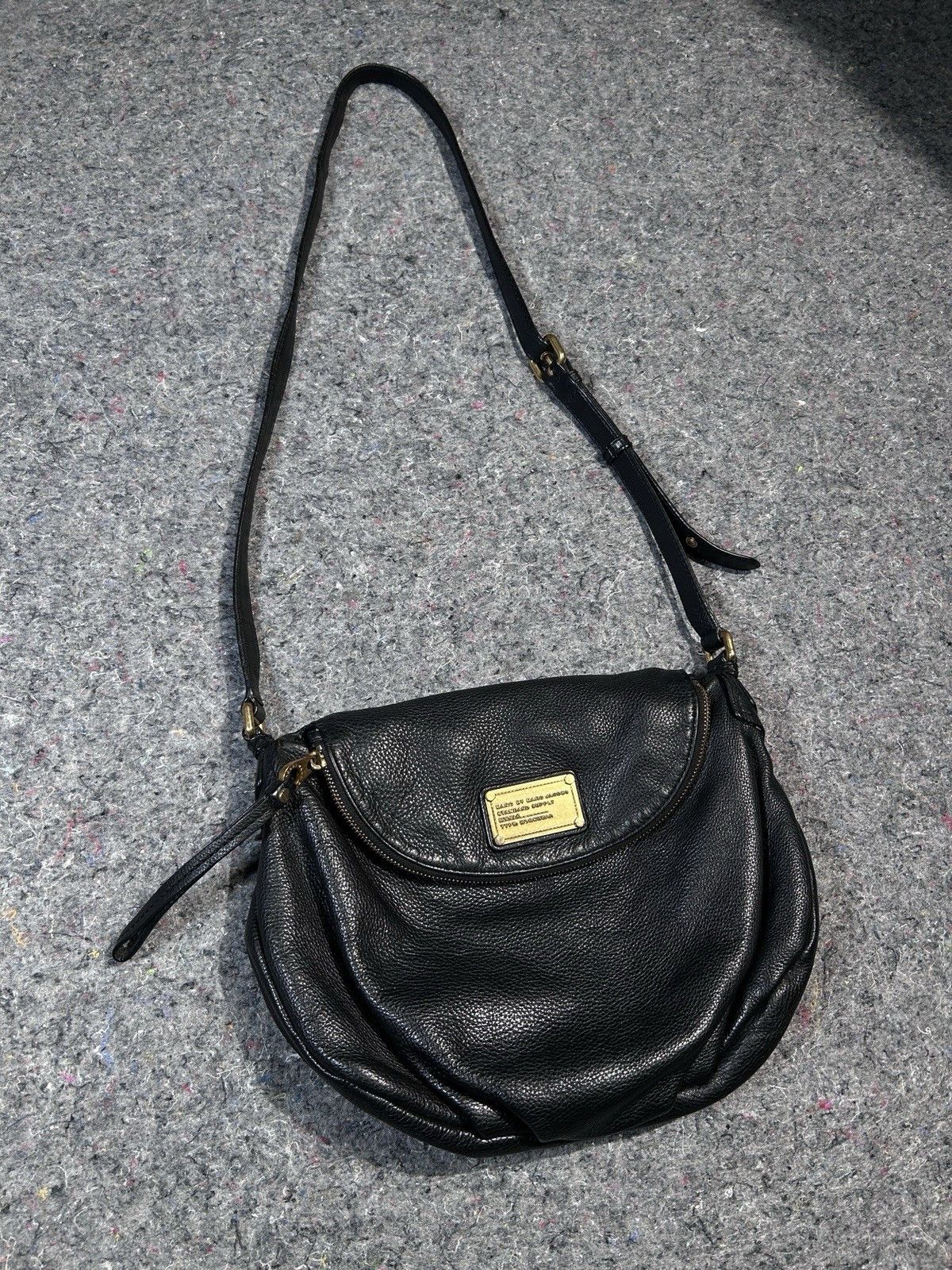 Marc By Marc Jacobs Classic Q Natasha Black Shoulder Bag, Women's