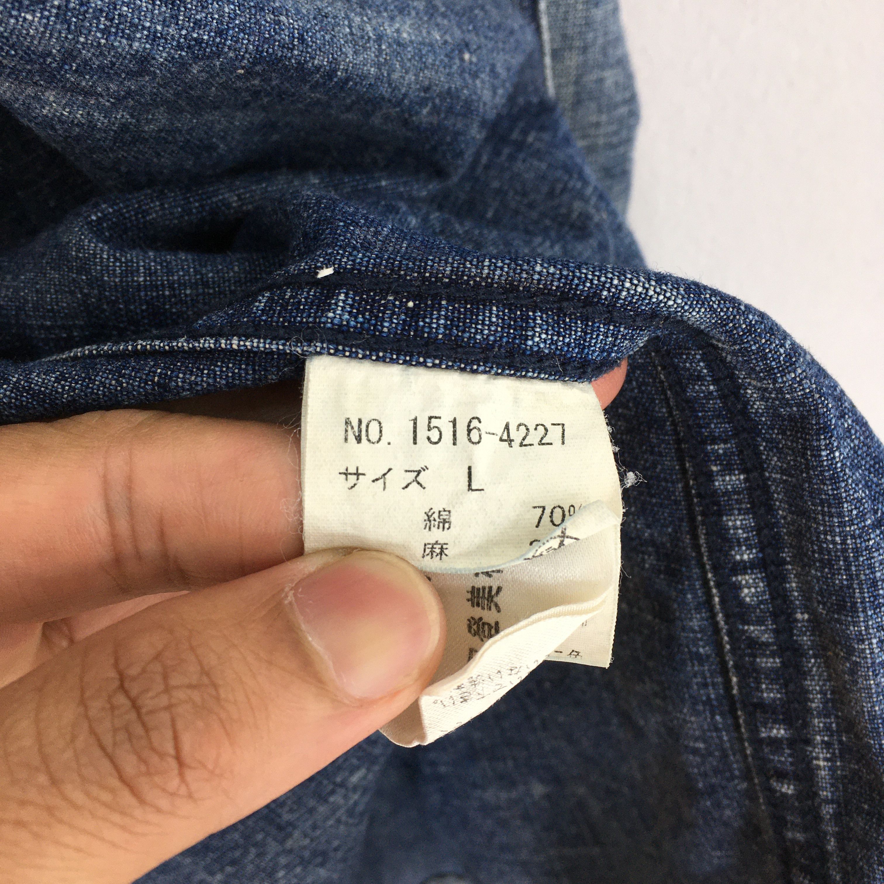 Chaps Vintage 1990s Chaps Denim Workers Chore Blue Jacket Large Size US S / EU 44-46 / 1 - 6 Thumbnail