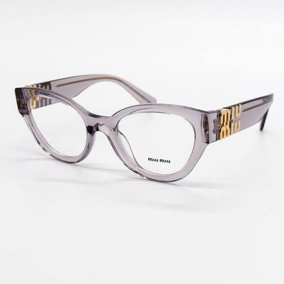 Miu Miu NEW MIU MIU MU01VV 12W1O1 PINK CLEAR WOMEN EYEGLASSES MIU MI Size ONE SIZE - 2 Thumbnail