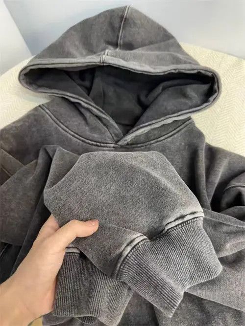 VIBE Vintage Washed and Aged Hooded Sweatshirt Size US M / EU 48-50 / 2 - 7 Thumbnail