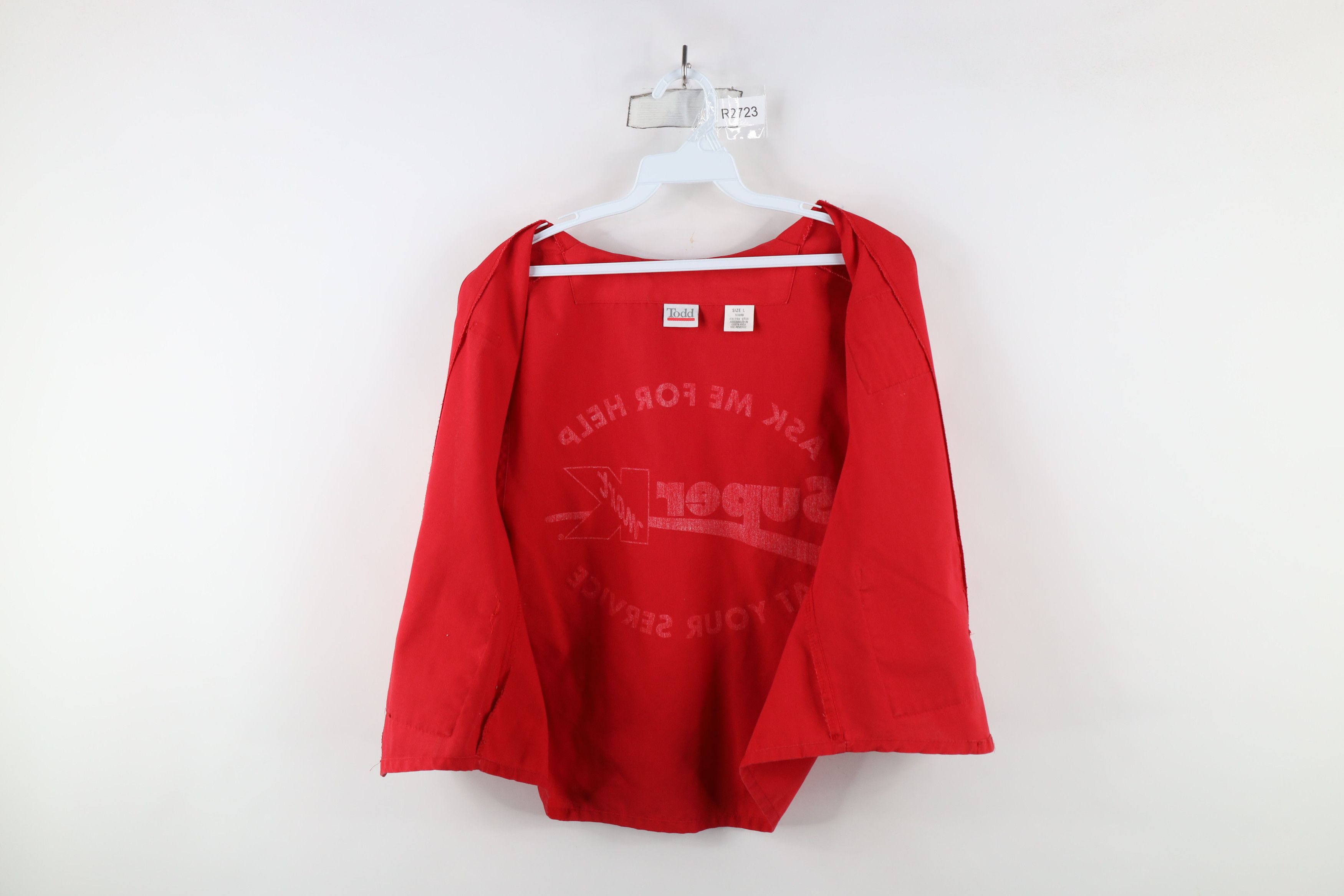 Vintage Vintage 90s Streetwear Super K Mart Center Greeter Vest Red Size US L / EU 52-54 / 3 - 9 Thumbnail