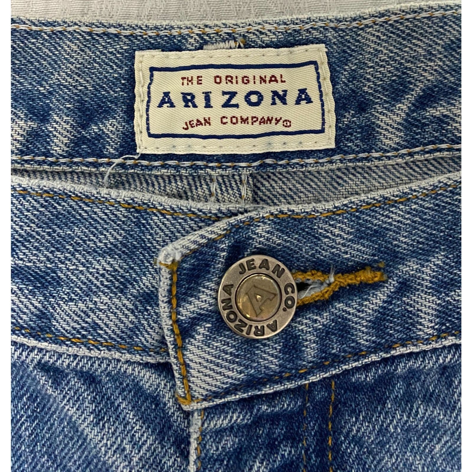 Vintage VINTAGE Arizona Jeans High Rise Size 13 Short Blue Light Wash 90s Womens Jeans Size 30" / US 8 / IT 44 - 7 Thumbnail