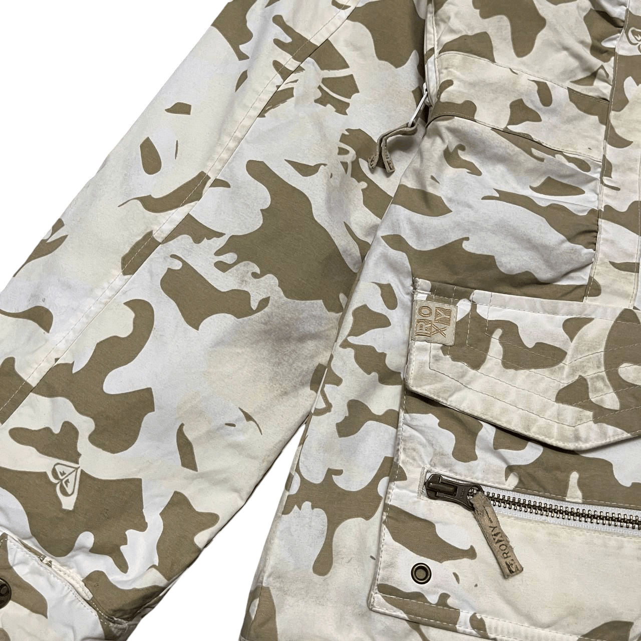 Quiksilver Vintage Roxy Limited Snow Jacket Camo Size US L / EU 52-54 / 3 - 6 Thumbnail