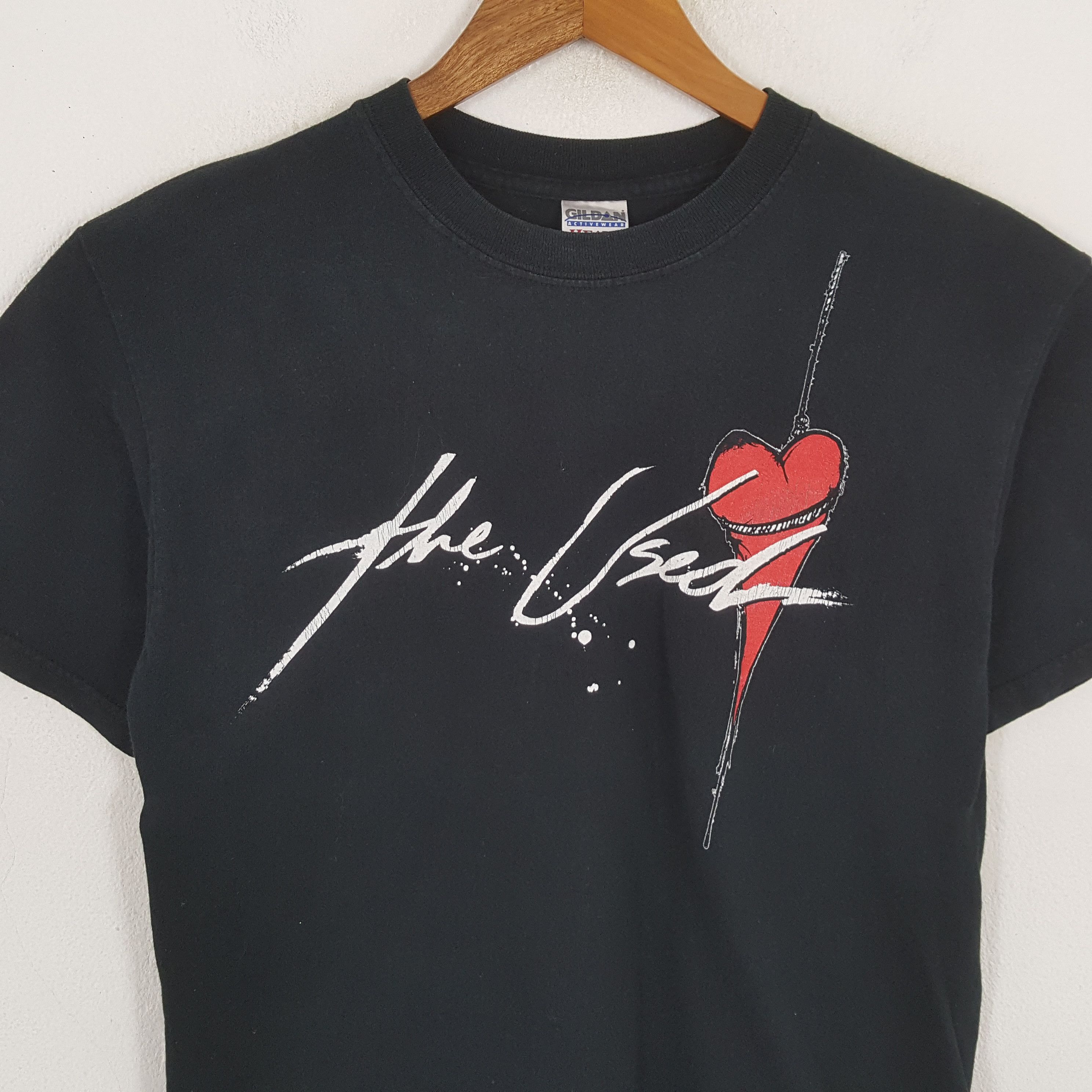 Band Tees × Vintage Vintage THE USED Rock Band Tour T-Shirt c267n35 Size US M / EU 48-50 / 2 - 2 Thumbnail