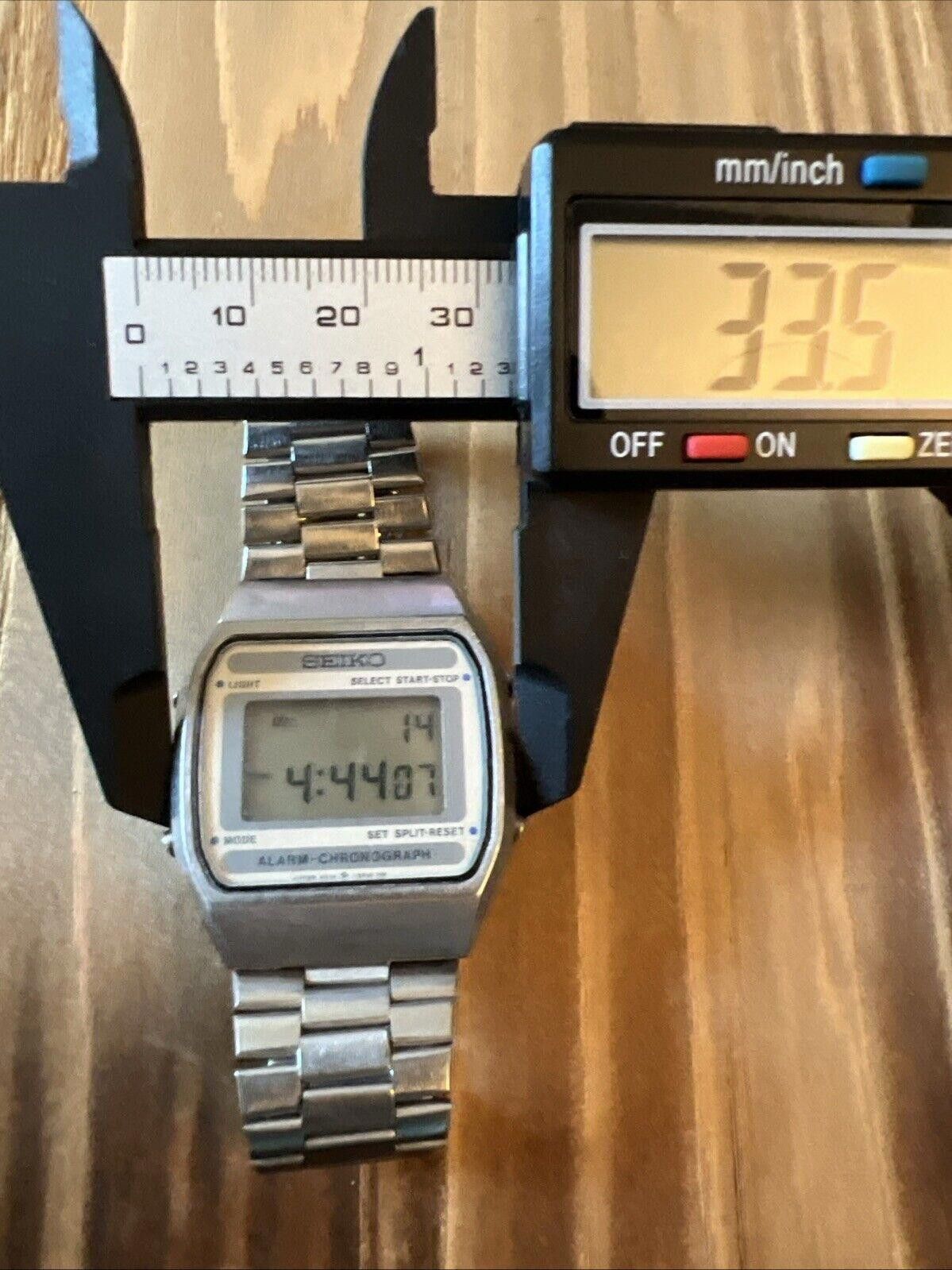 Seiko SEIKO ALARM CHRONOGRAPH WATCH A914 5020 WORKING SPLIT RESET Size ONE SIZE - 4 Thumbnail