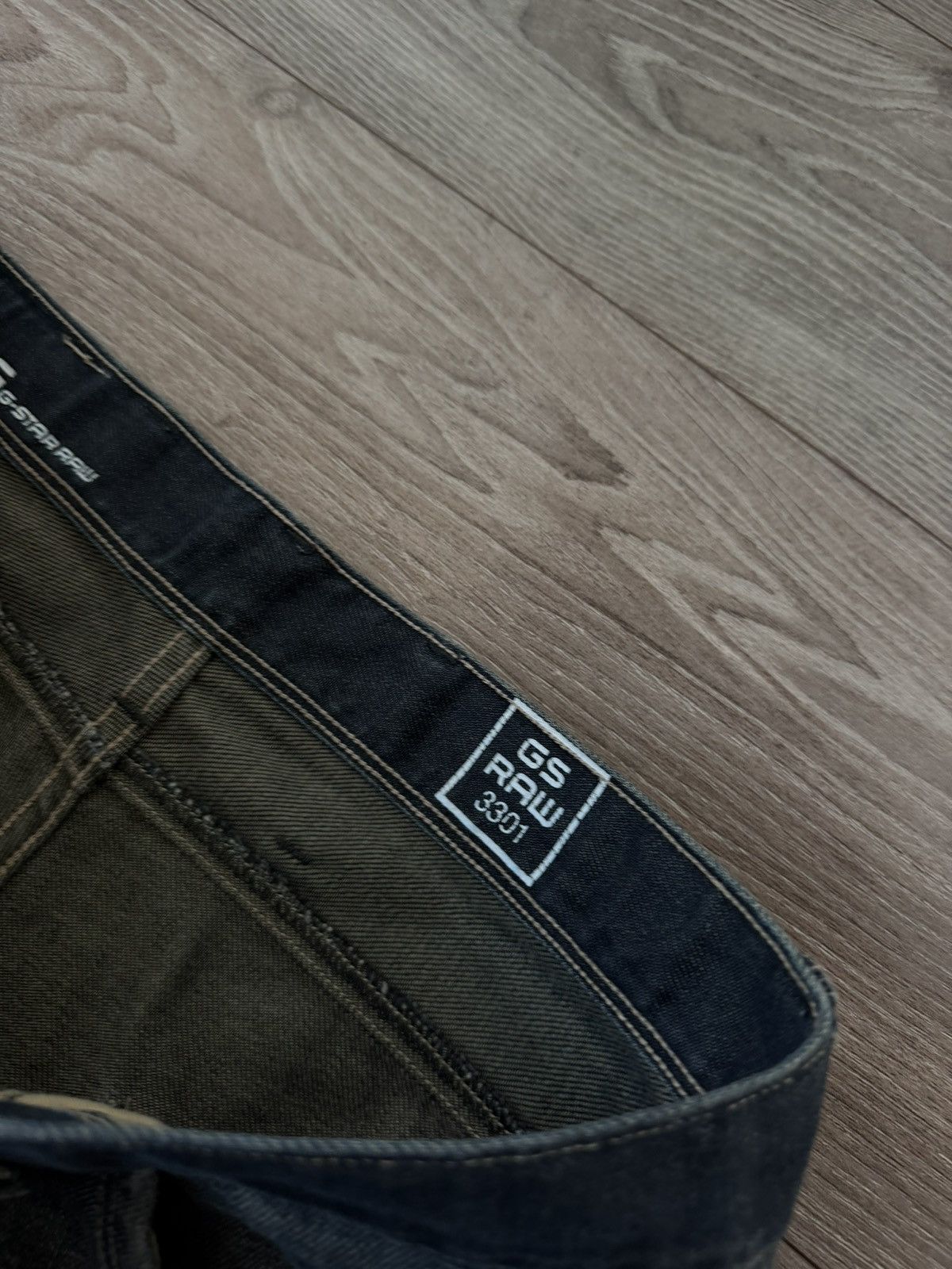 G-Star G Star Raw Denim Big Logo Embroidered Drip Shorts Size US 33 - 5 Thumbnail