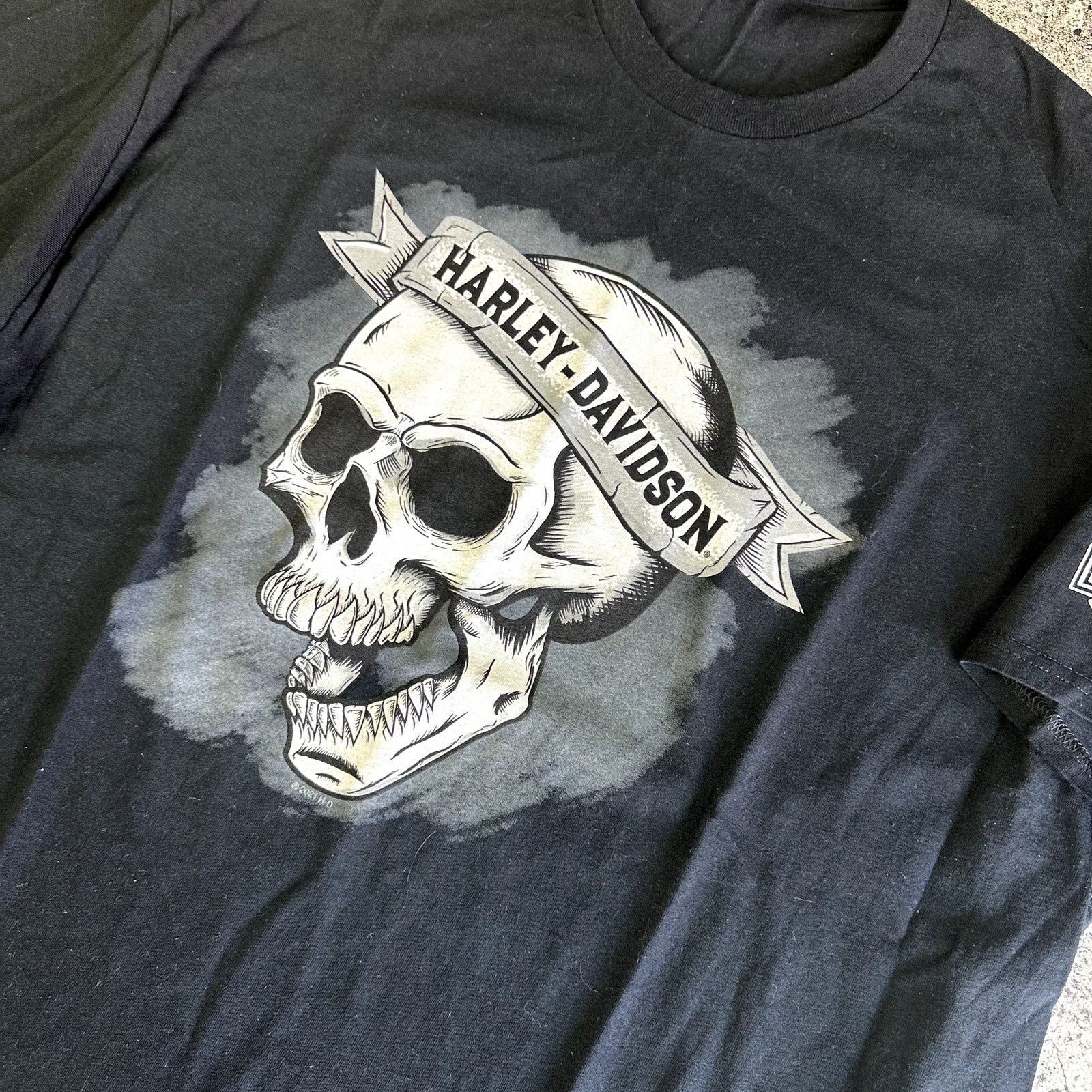 Harley Davidson Y2K Harley Davidson Shirt Skulls Print Size XXL Size US XL / EU 56 / 4 - 4 Thumbnail