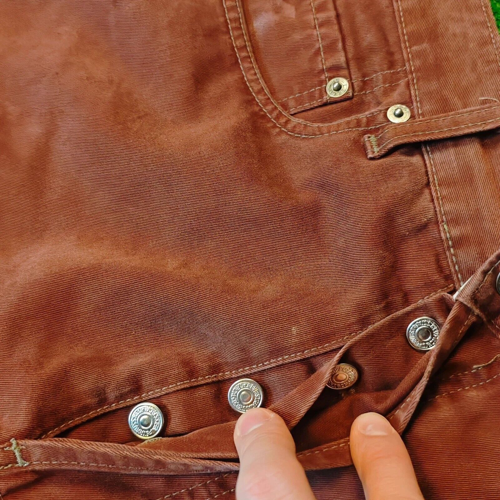 Levi's × Levi's Vintage Clothing × Vintage Vintage Levi's 510 Jeans Mens 31x32 straight red 90s rare Size US 31 - 5 Thumbnail