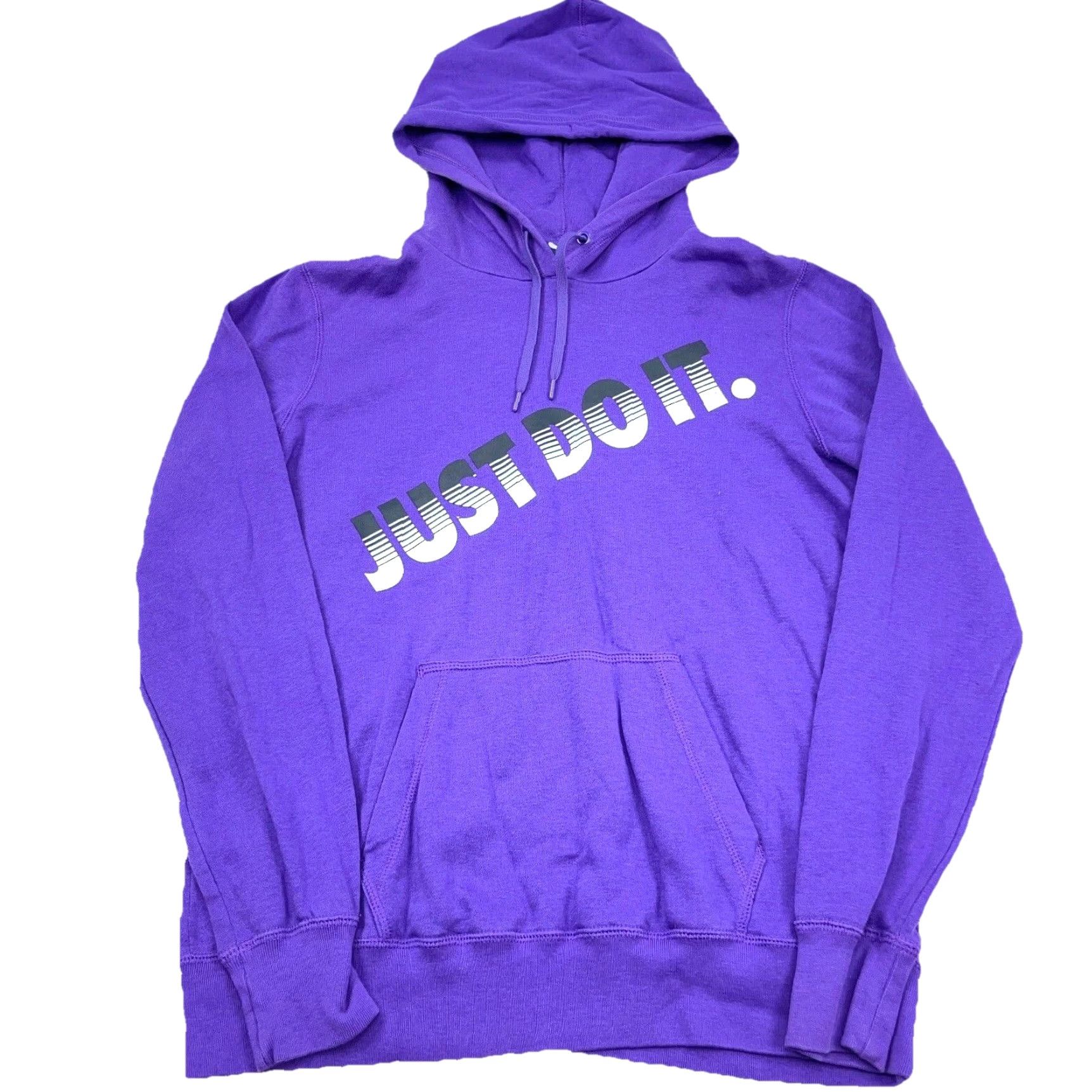 Nike Nike Hoodie Women L Purple Sweatshirt Ladies Just Do It Logo Pullover Activewear Casual All Seasons Graphic Print Hooded? Size L / US 10 / IT 46 - 2 Thumbnail