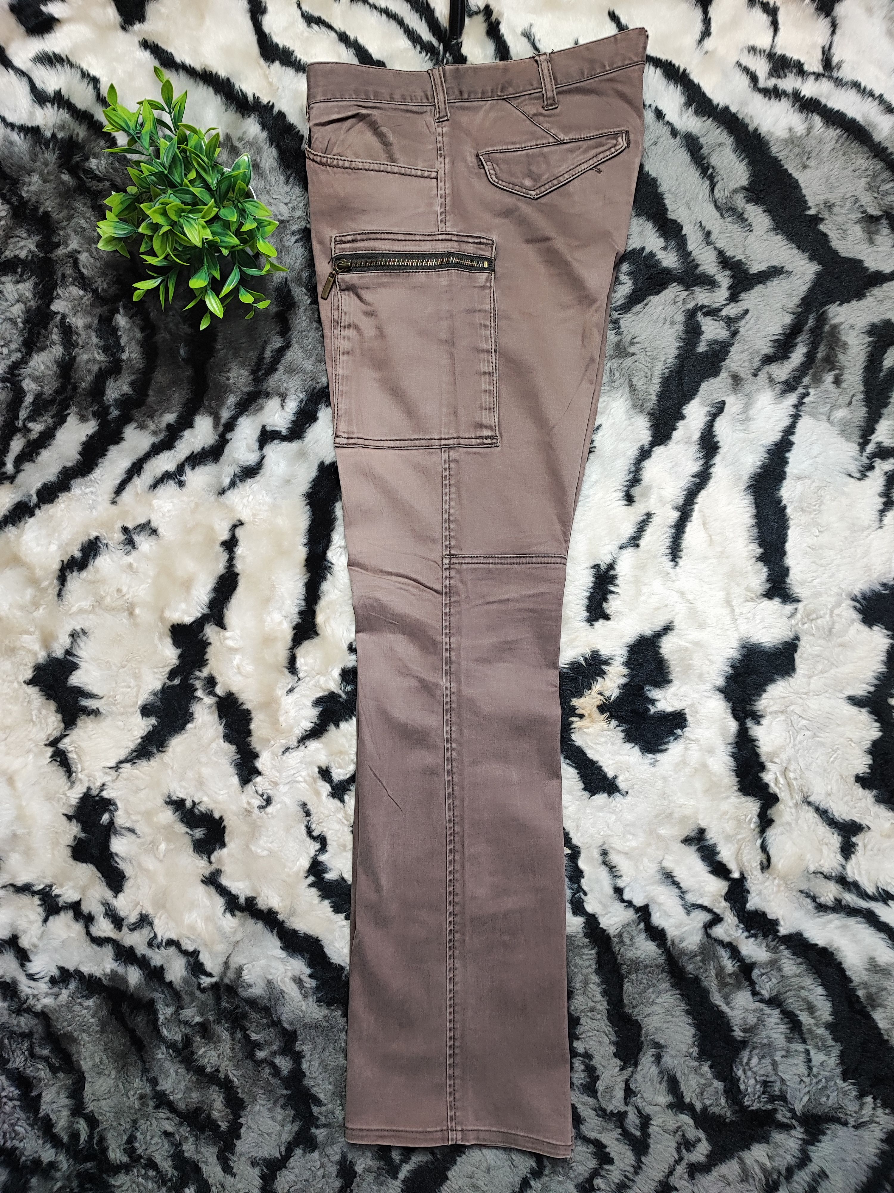 Eternal × OVER THE STRiPES × Takeo Kikuchi Takeo Kikuchi HICKORY Striped Cargo Pants ziper Pocket Size US 31 - 17 Thumbnail