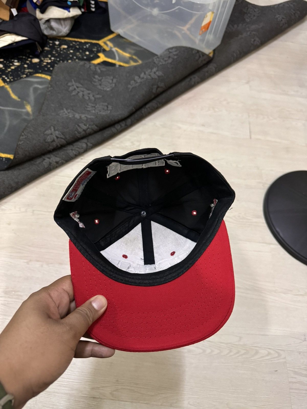 NBA University of Nevada Las Vegas Rebels Embroidered Snapback Size ONE SIZE - 5 Thumbnail