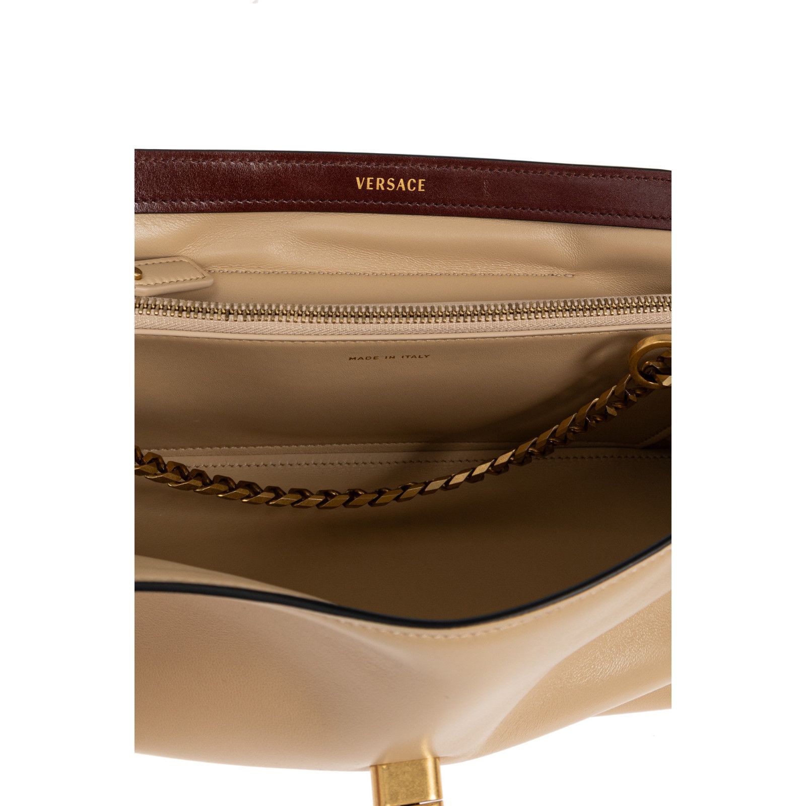 Versace VERSACE Vivian Nappa Leather Beige Shoulder Bag New & Authen Size ONE SIZE - 4 Thumbnail