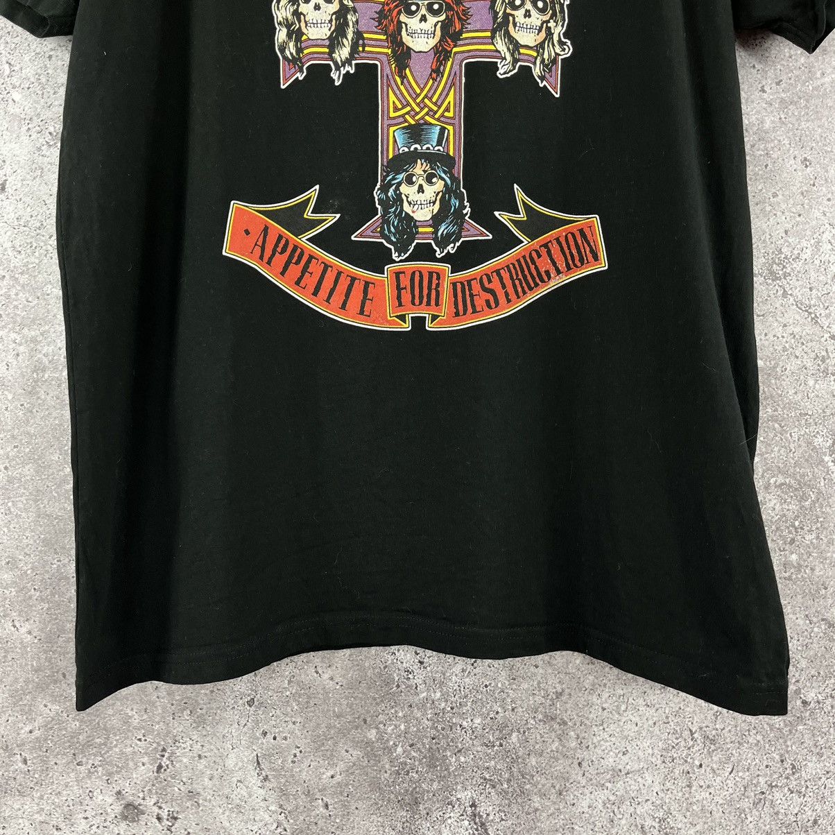 Band Tees Gun N Roses T-Shirt Appetite For Destruction Big Scull Logo Size US XL / EU 56 / 4 - 4 Thumbnail