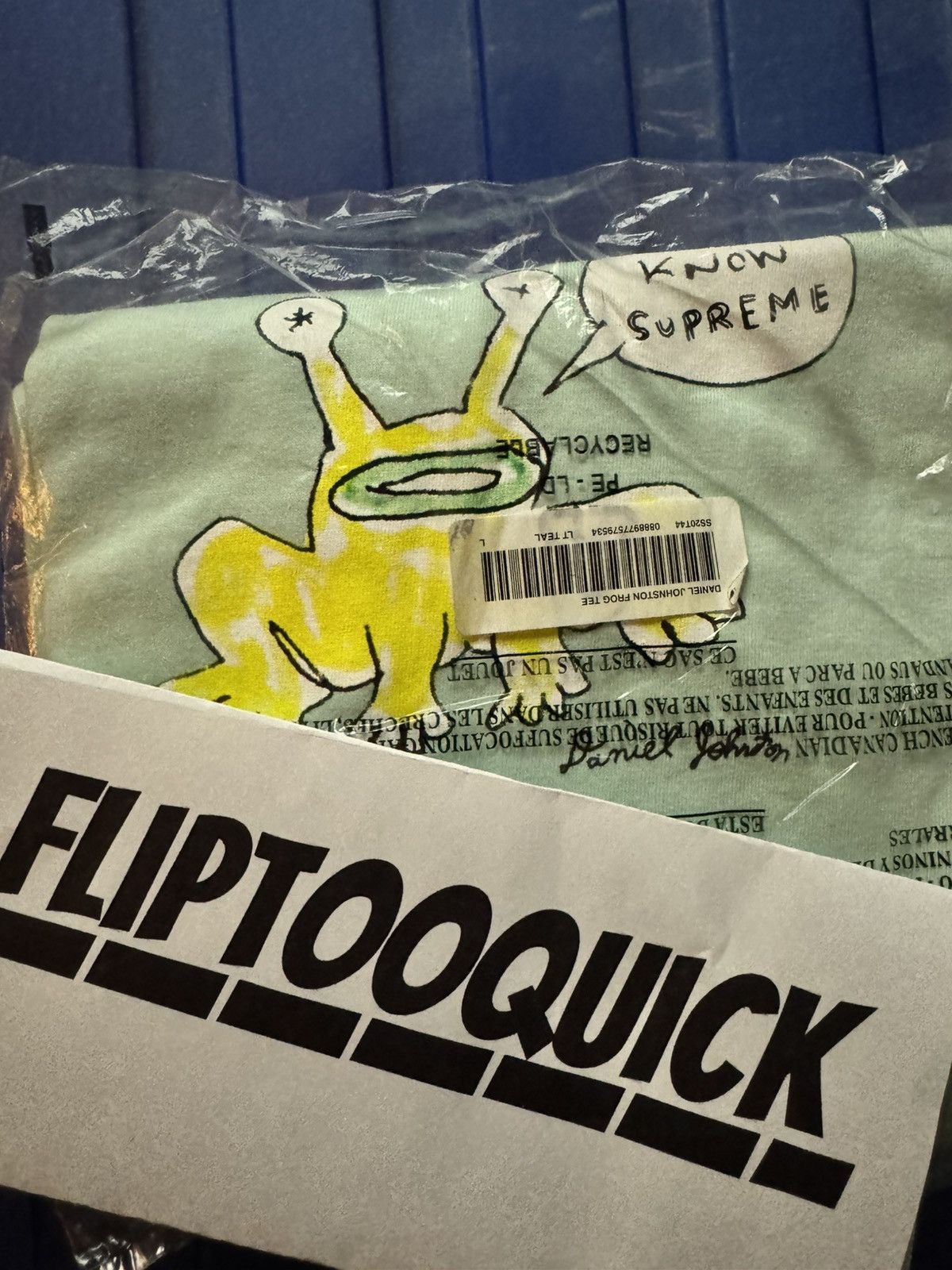 Supreme Daniel Johnston Frog Tee Size US L / EU 52-54 / 3 - 2 Thumbnail