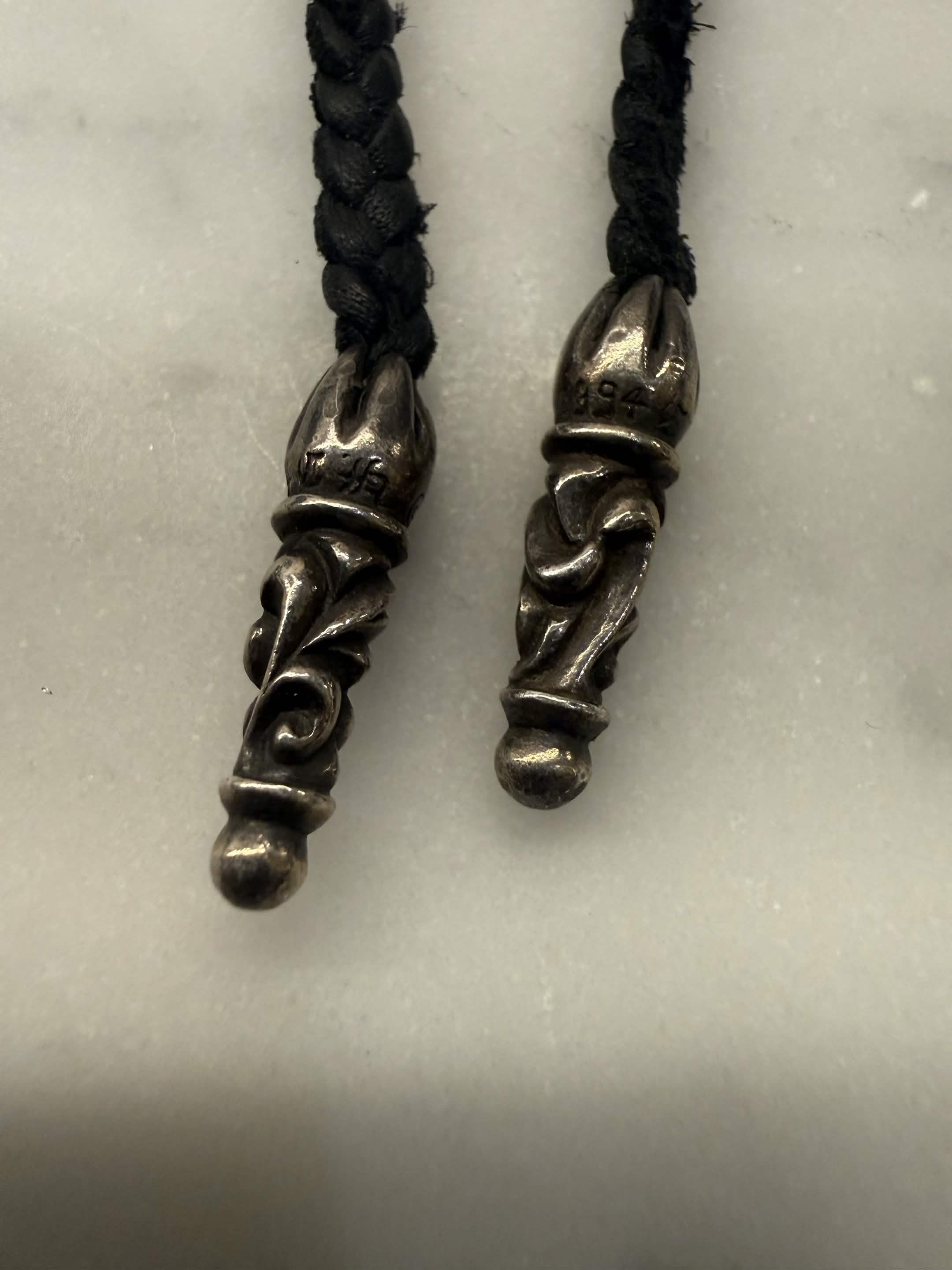 Chrome Hearts CHROME HEARTS LEATHER BOLO BRAID NECKLACE/BRACELET Size ONE SIZE - 7 Thumbnail