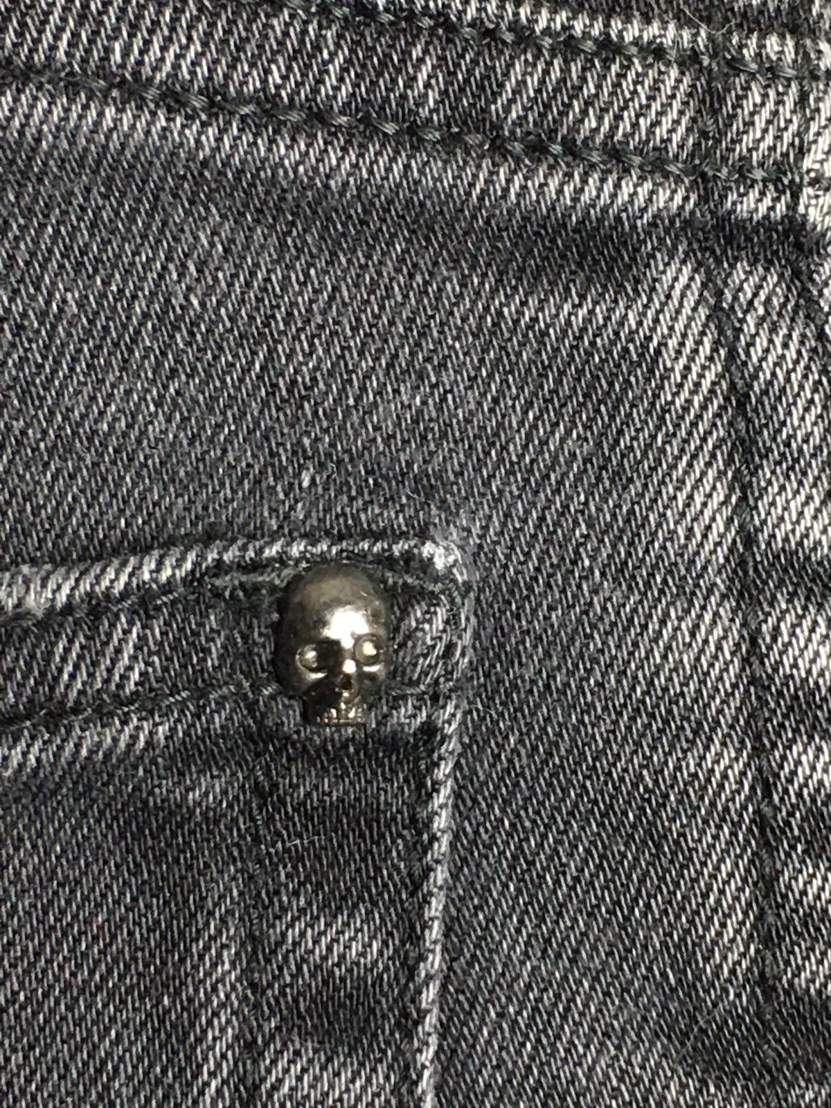 Zadig & Voltaire Zadig & Voltaire Grey Skull Logo Slim Jeans Pants XS Size 25" / US 0 / IT 36 - 8 Thumbnail