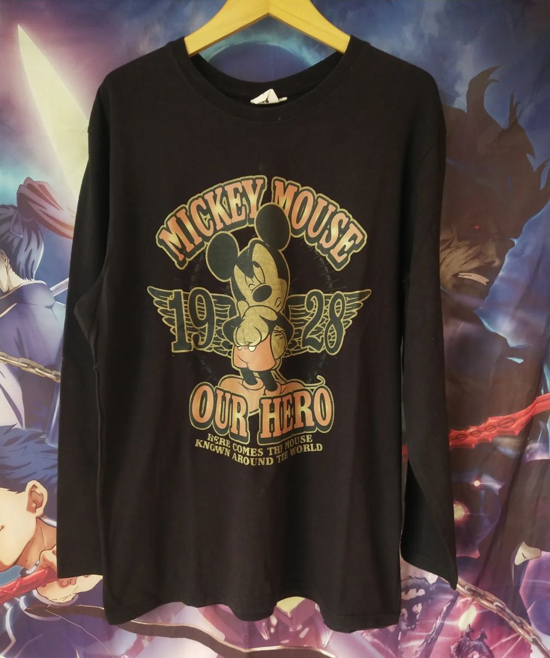 Cartoon Network × Disney Disney's Mickey Mouse Our Hero Official Cartoon Longsleeve Size US L / EU 52-54 / 3 - 1 Thumbnail