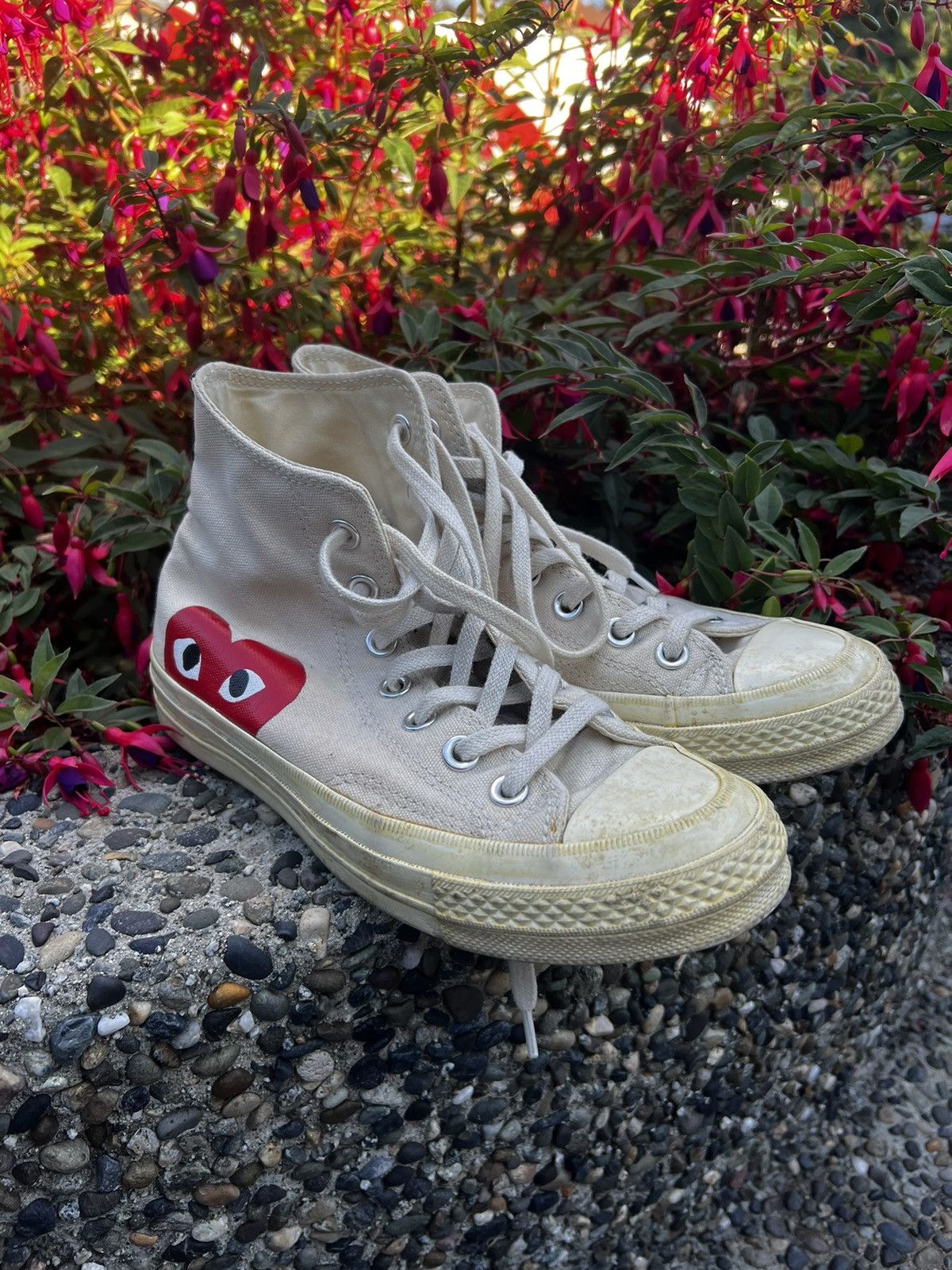 Dirty cdg converse outlet