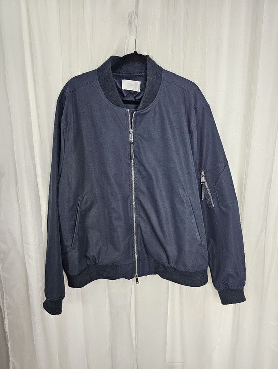 7 For All Mankind 7 For All Mankind Tech Series Bomber Jacket Navy Blue XXL Size US XXL / EU 58 / 5 - 3 Thumbnail