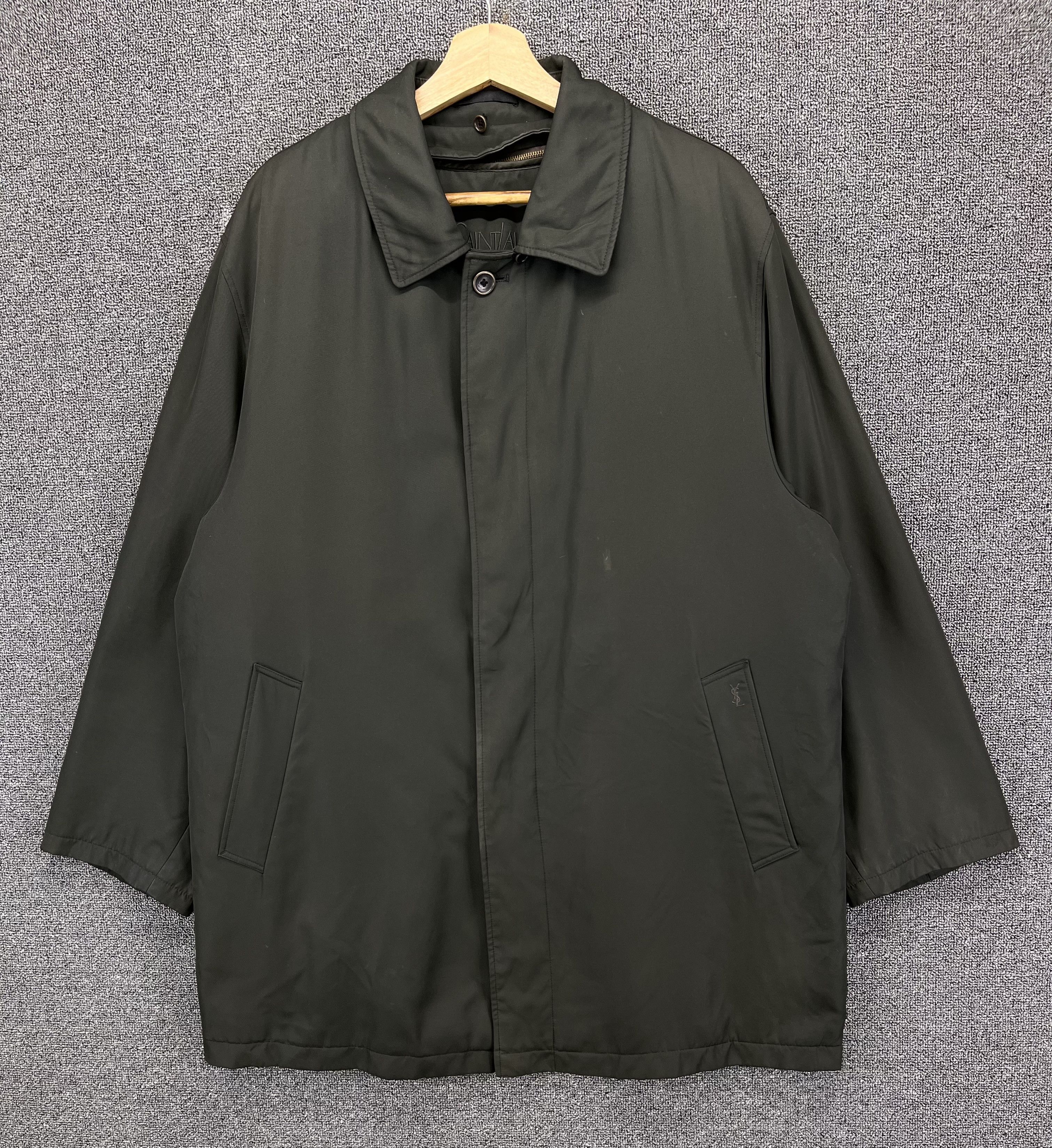 Yves Saint Laurent Vintage Yves Saint Laurent Luxury Button Up Coat Jacket Size US L / EU 52-54 / 3 - 1 Thumbnail
