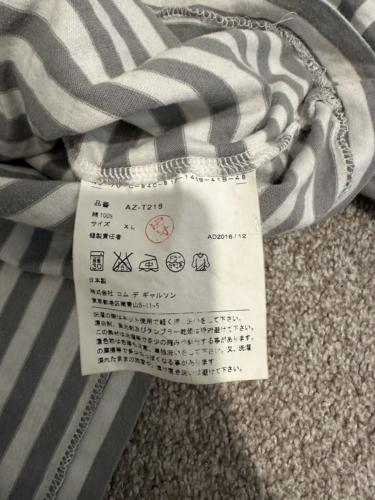Comme des Garcons PLAY Comme des Garçons (CDG) PLAY Embroidered Logo Long Sleeve Size US XL / EU 56 / 4 - 3 Thumbnail