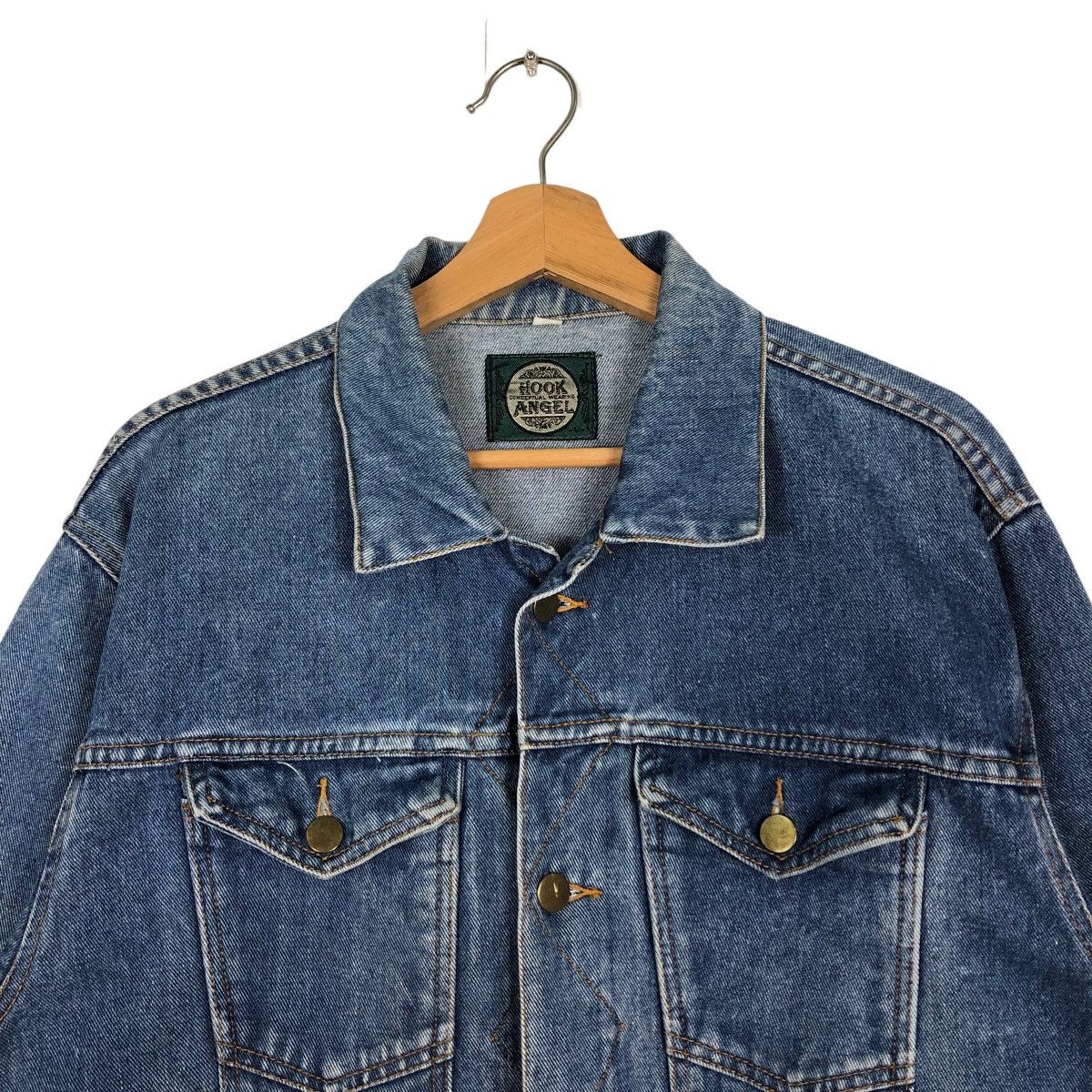 Japanese Brand 🔥90’s Hook Angel Trucker Denim Jacket Hysteric Glamour Size US M / EU 48-50 / 2 - 3 Thumbnail