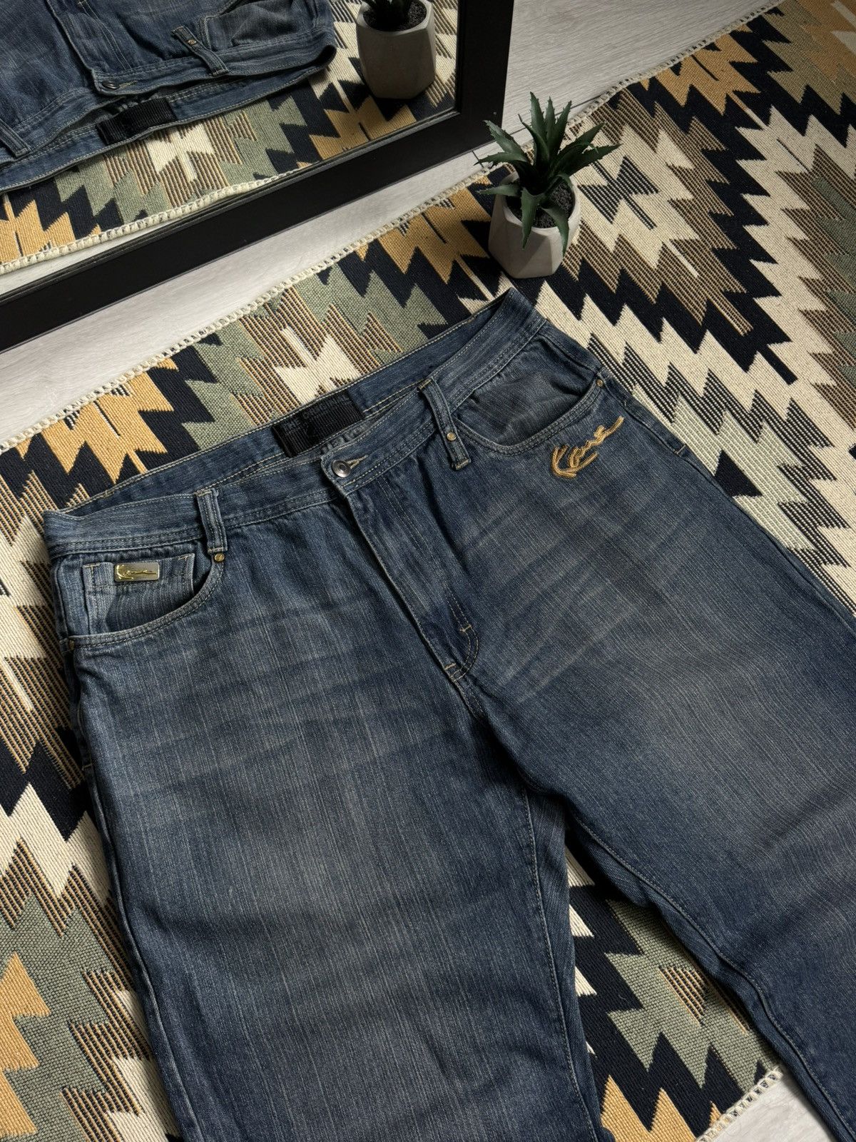 Karl Kani Vintage Y2K Karl Kani Baggy Distressed Denim Pants Size US 38 / EU 54 - 11 Thumbnail