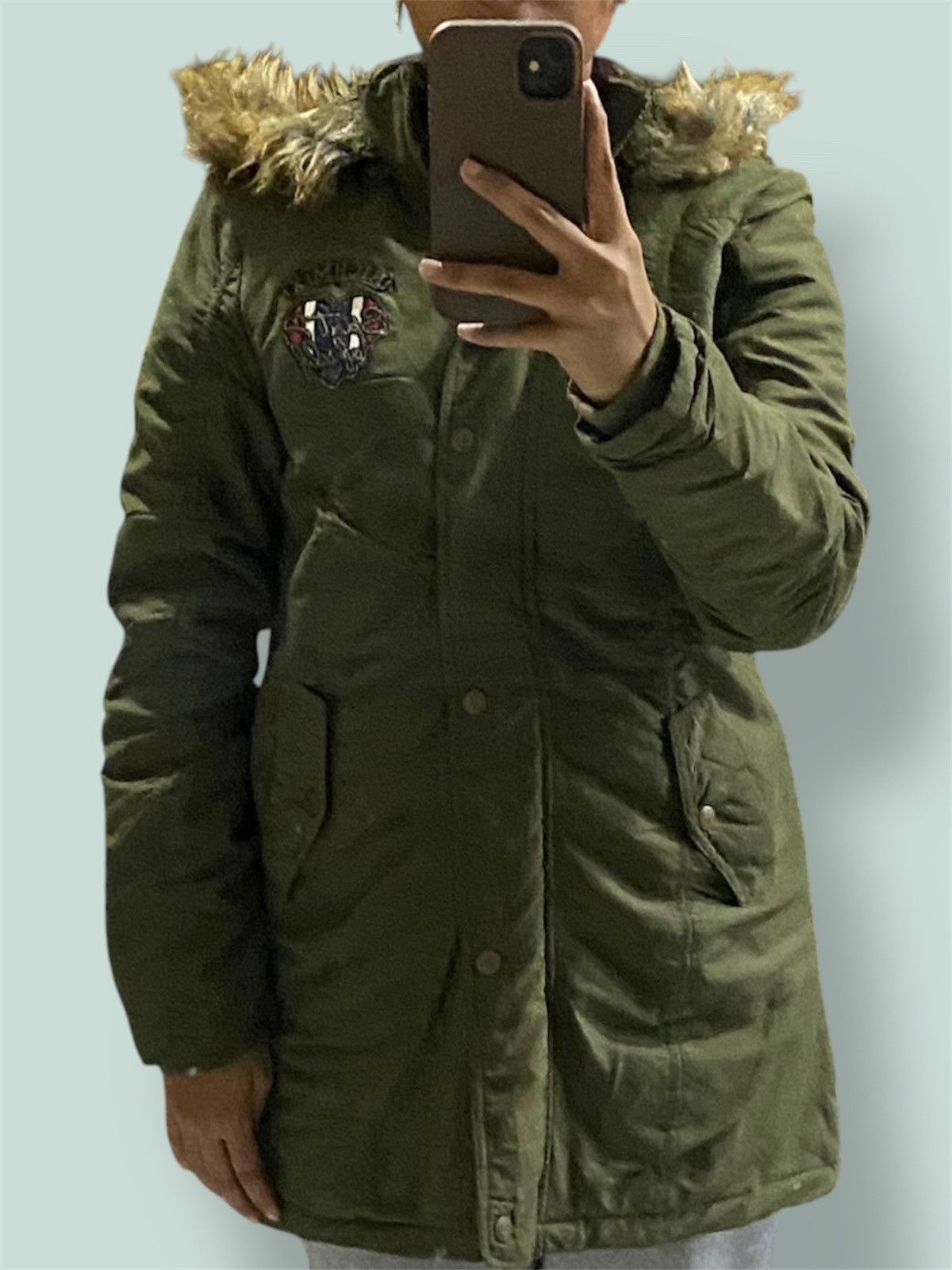 Japanese Brand Rich Mix Fur Parkas Size XS / US 0-2 / IT 36-38 - 1 Thumbnail