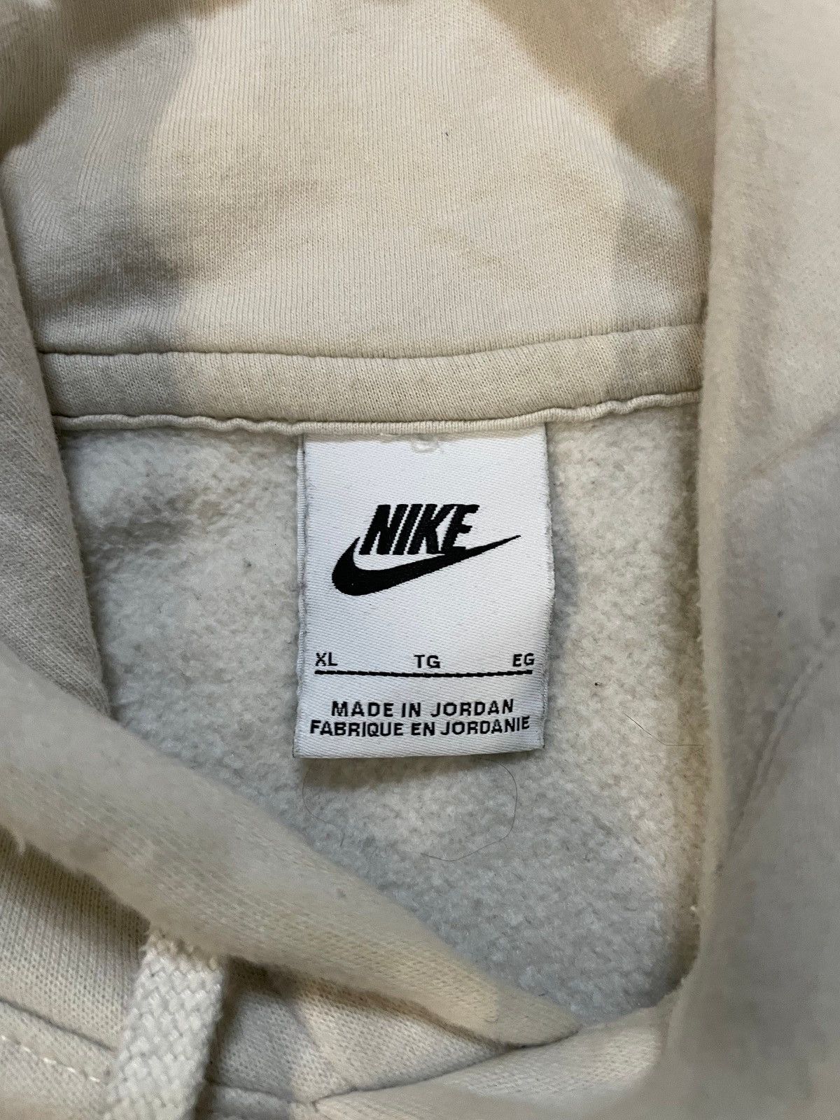 Nike Nike off white basic hoodie Size US XL / EU 56 / 4 - 3 Thumbnail