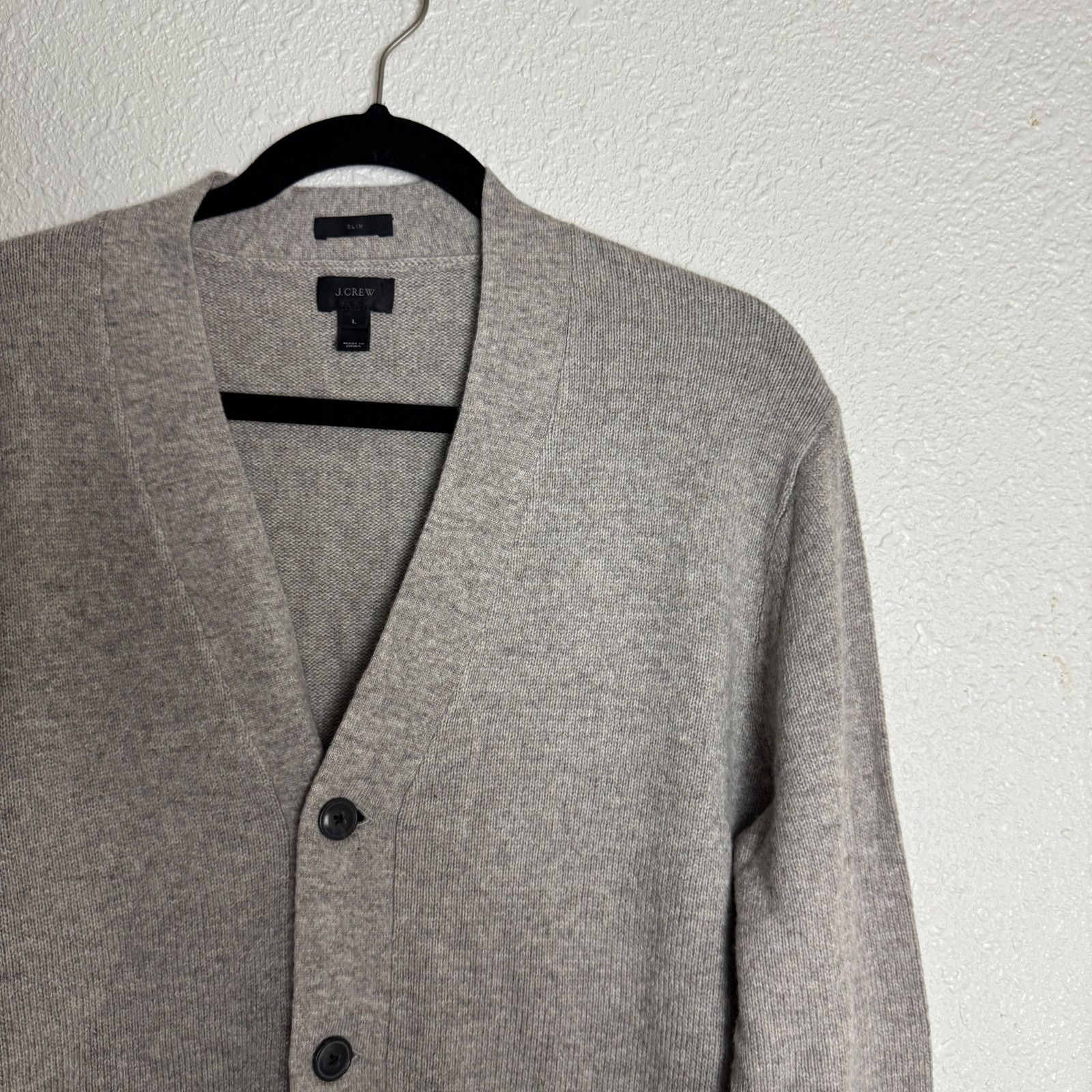 J.Crew J Crew Men’s Gray Cardigan Slim Fit Size Large Size US L / EU 52-54 / 3 - 4 Thumbnail