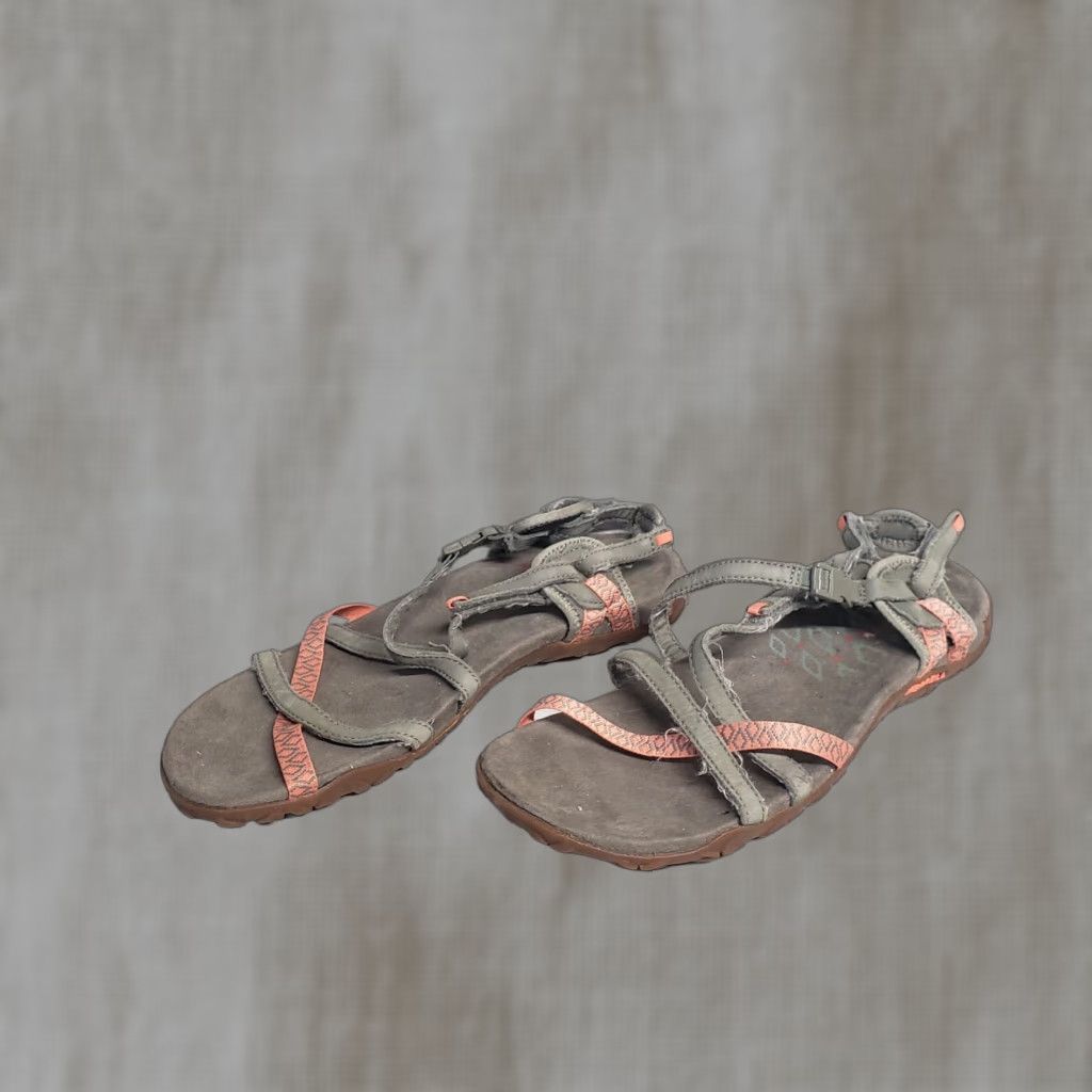 Merrell Merrell Sport Sandals Women Leather Adjustable Strap Breathable Cushioned Outdoor Blue 39 UK 6 US 8 Shoes Size US 6 / IT 36 - 1 Thumbnail