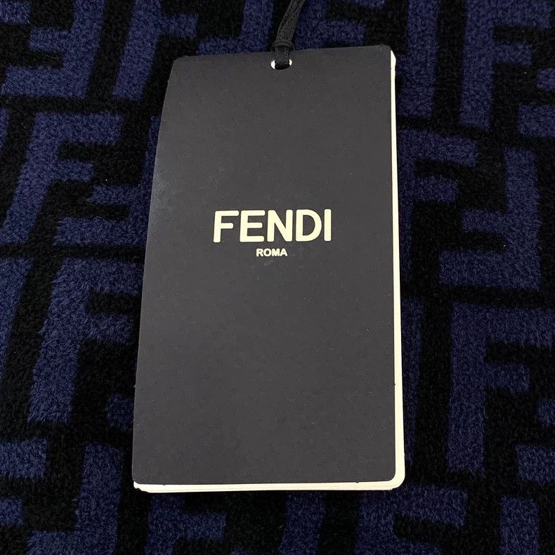 Fendi Fendi Black Logo Knit High Neck Sweater Size US M / EU 48-50 / 2 - 7 Thumbnail