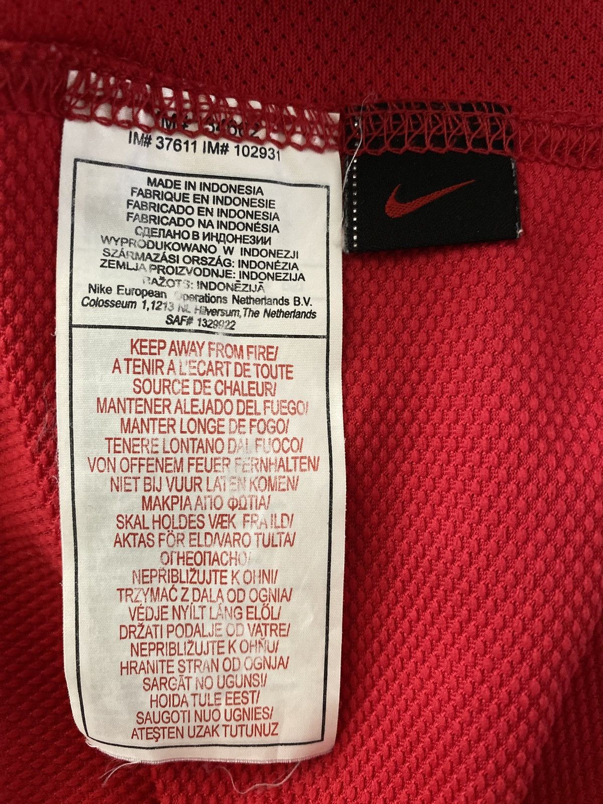 Nike Nike Arsenal FC Home Jersey 2006 Dennis Bergkamp Testimonial Size US XL / EU 56 / 4 - 5 Thumbnail