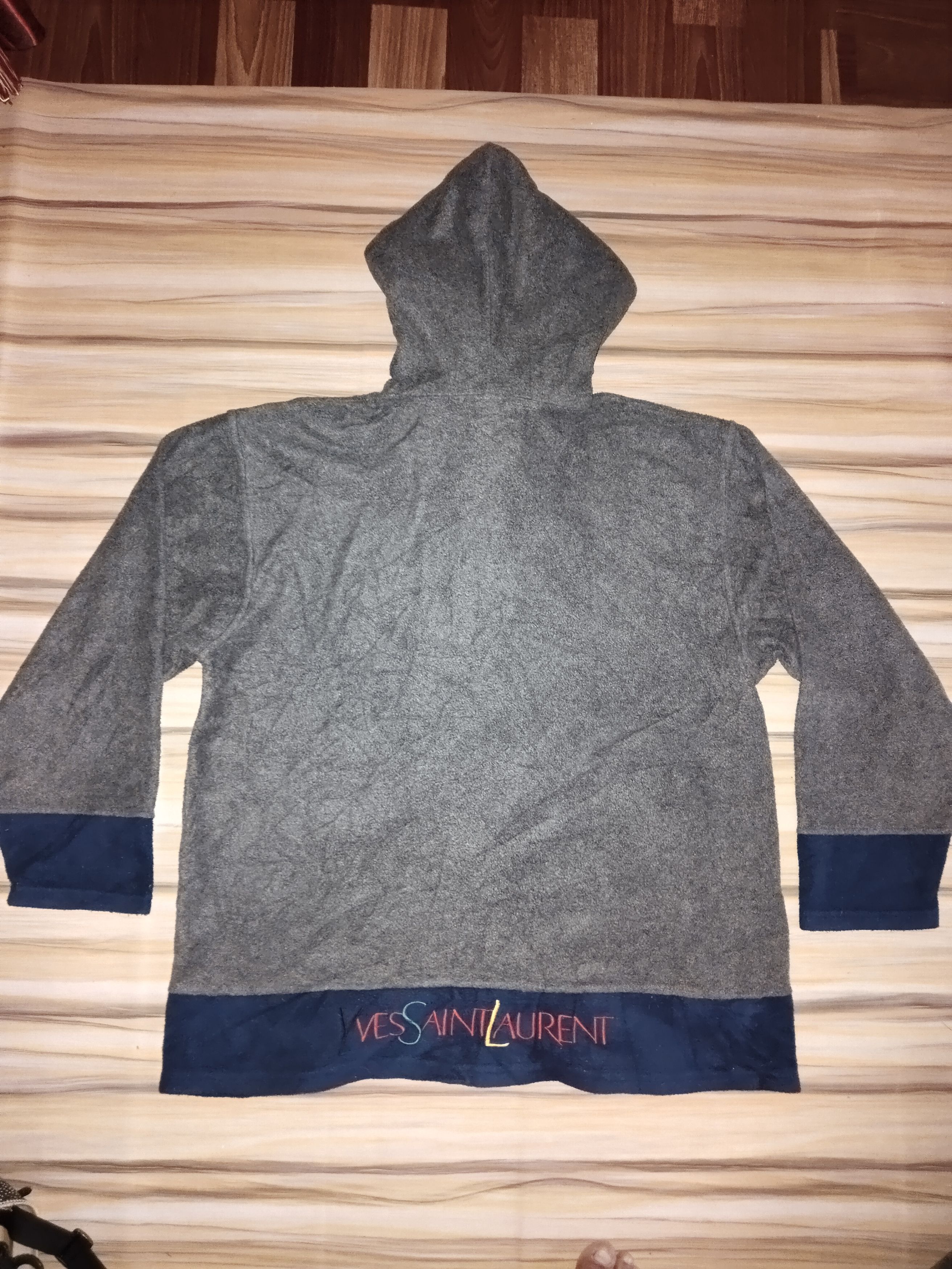 Yves Saint Laurent YVES SAINT LAURENT Fleece Hoodie Jacket Size US M / EU 48-50 / 2 - 9 Thumbnail