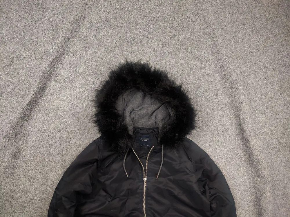 Abercrombie & Fitch Vintage Abercrombie Bomber Zip Fur Jacket If Six Was Nine Size US S / EU 44-46 / 1 - 2 Thumbnail