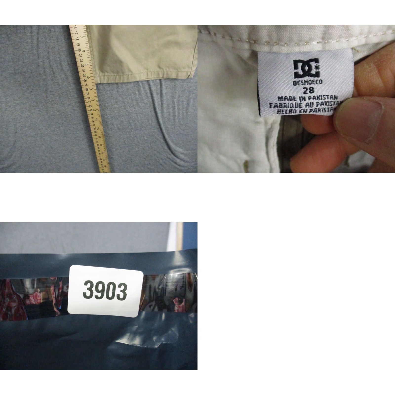 Vintage DC Shoes Co Shorts 28 Men Chino Khaki Flat Front NWT Adjustable 5-Pocket Beig Fully Prime Knit 100% Cotton Casual Summer Fall Spring Mens Size US 28 / EU 44 - 8 Thumbnail